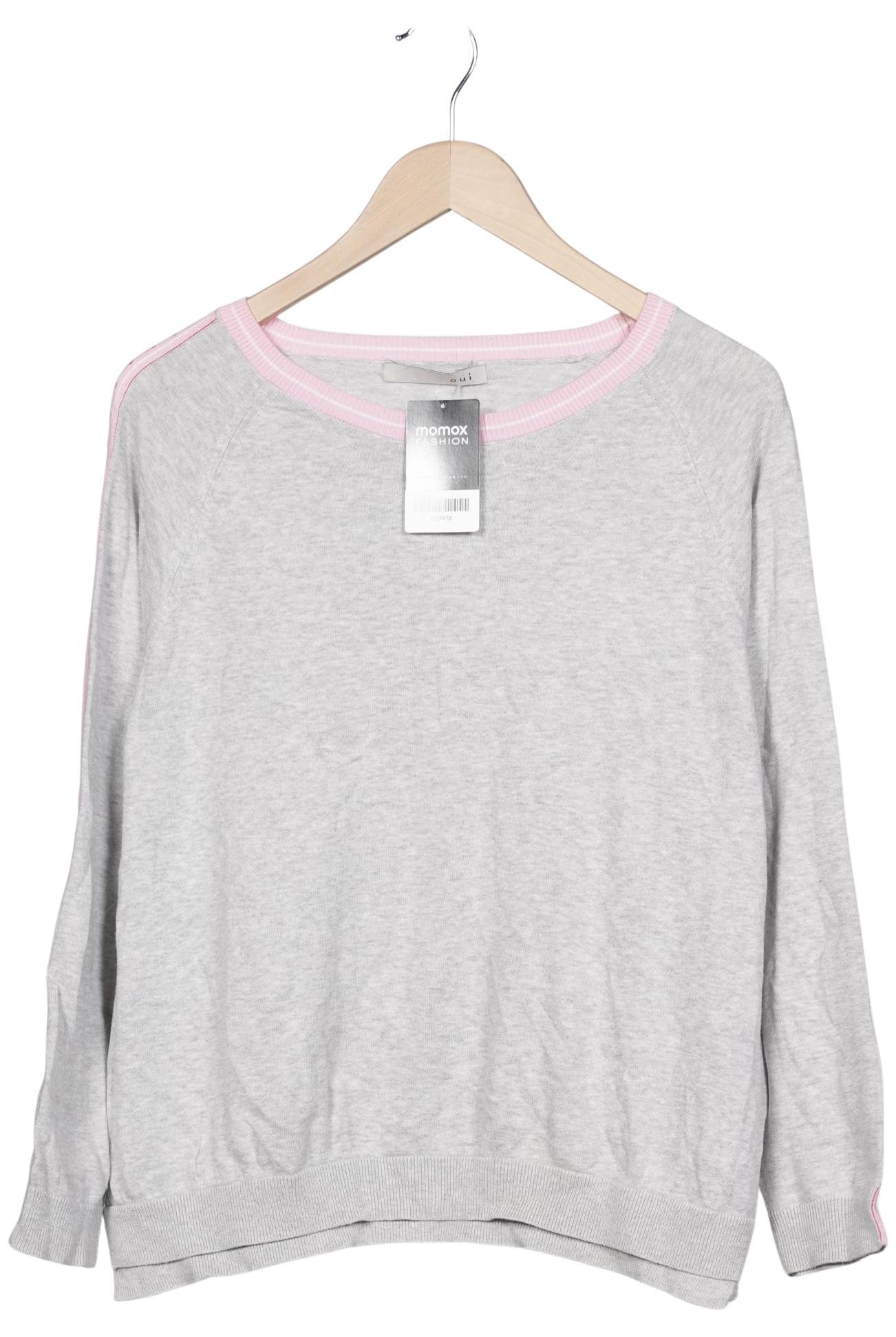 

Oui Damen Pullover, grau, Gr. 44