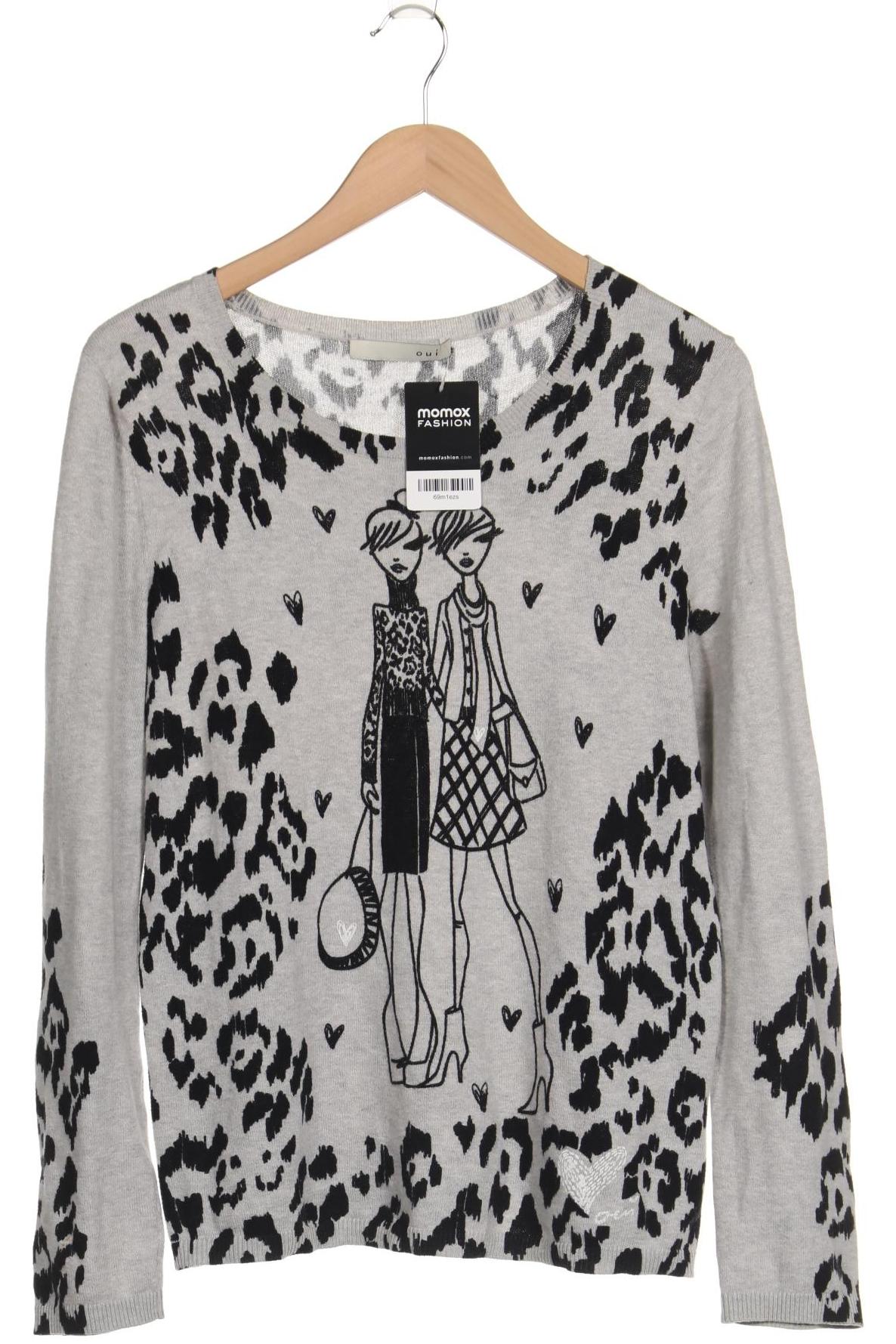 

Oui Damen Pullover, grau, Gr. 42
