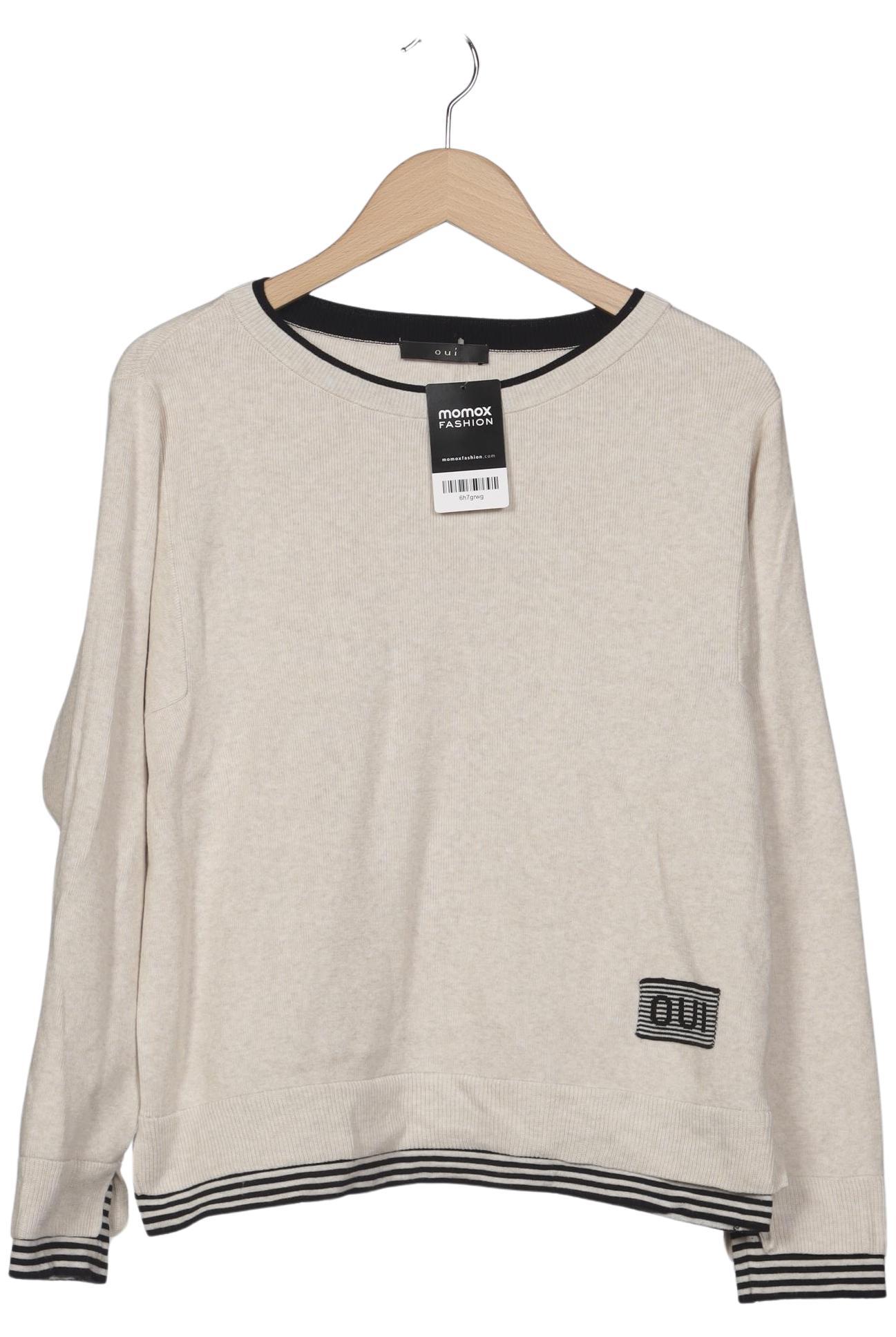 

Oui Damen Pullover, beige, Gr. 38