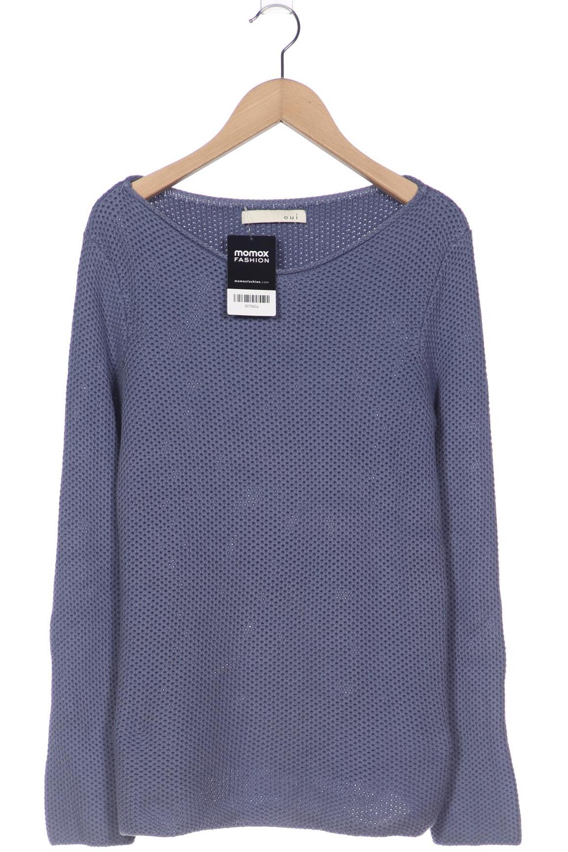 

Oui Damen Pullover, blau, Gr. 38