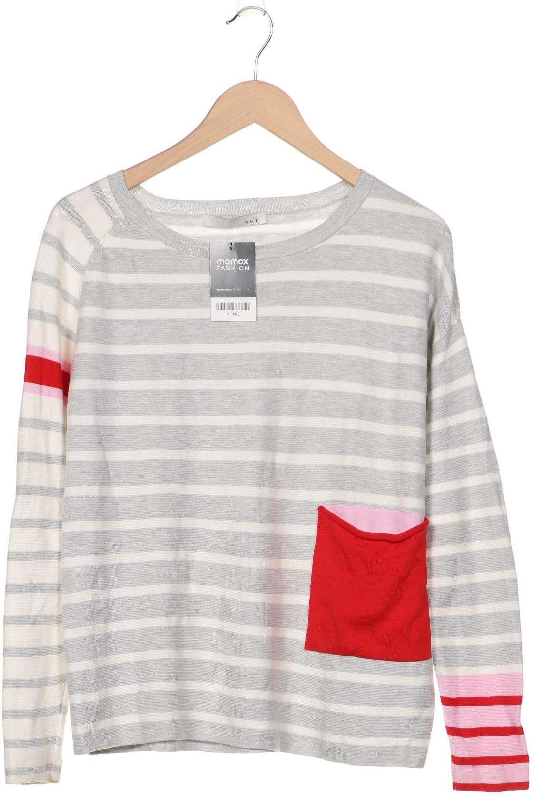 

Oui Damen Pullover, grau