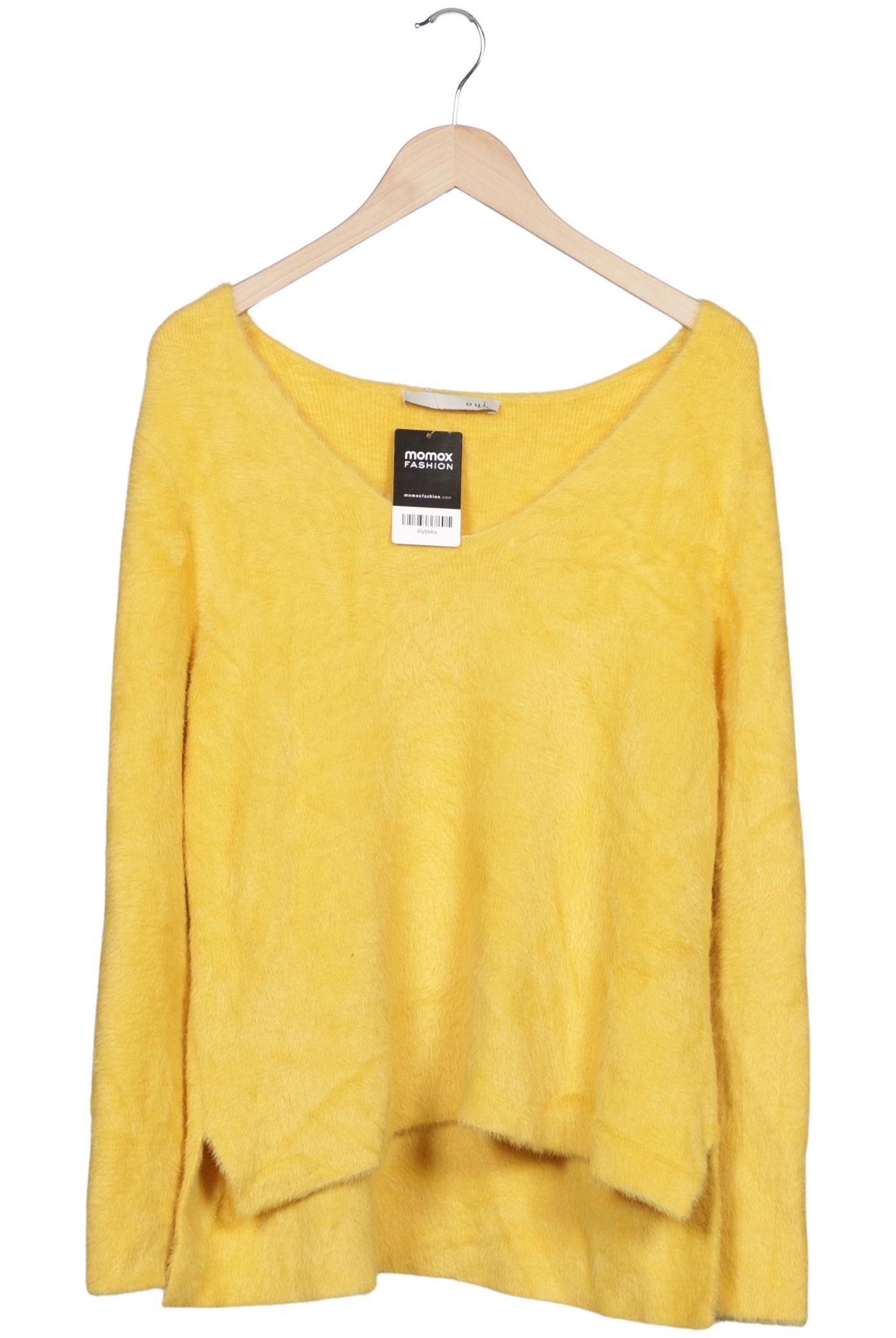 

Oui Damen Pullover, gelb, Gr. 42