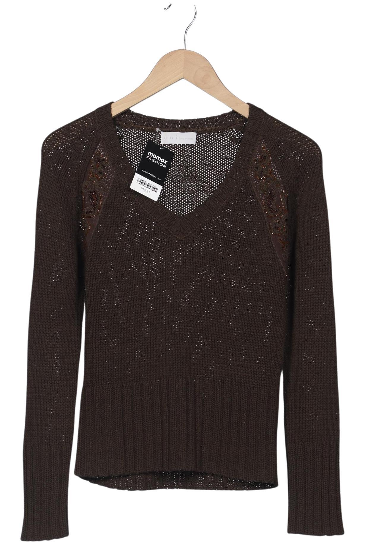 

Oui Damen Pullover, braun, Gr. 38