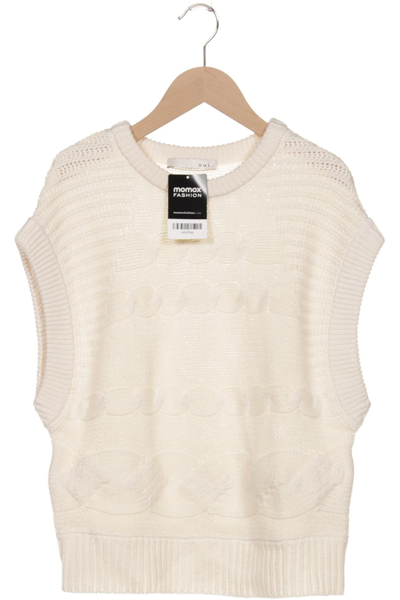 

Oui Damen Pullover, cremeweiß, Gr. 34