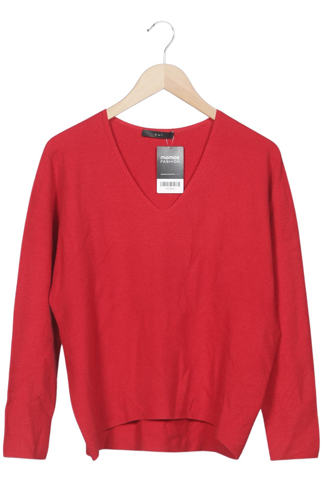 

Oui Damen Pullover, rot, Gr. 38