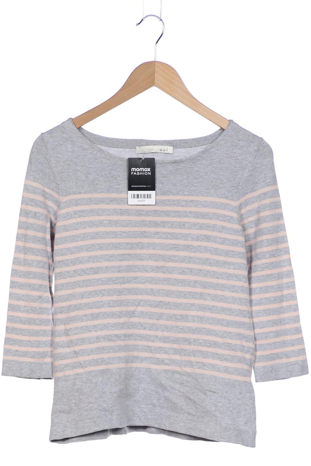 

Oui Damen Pullover, grau, Gr. 38