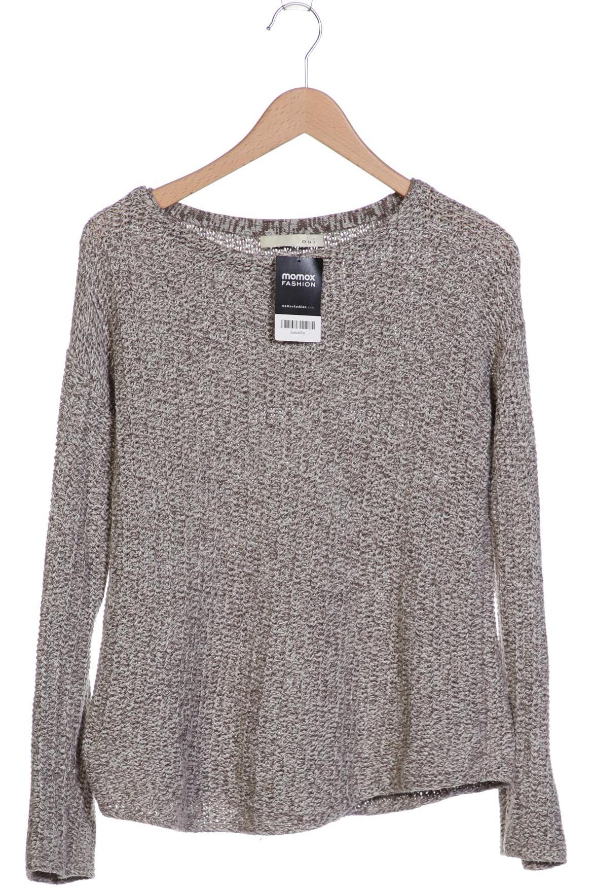 

Oui Damen Pullover, grau