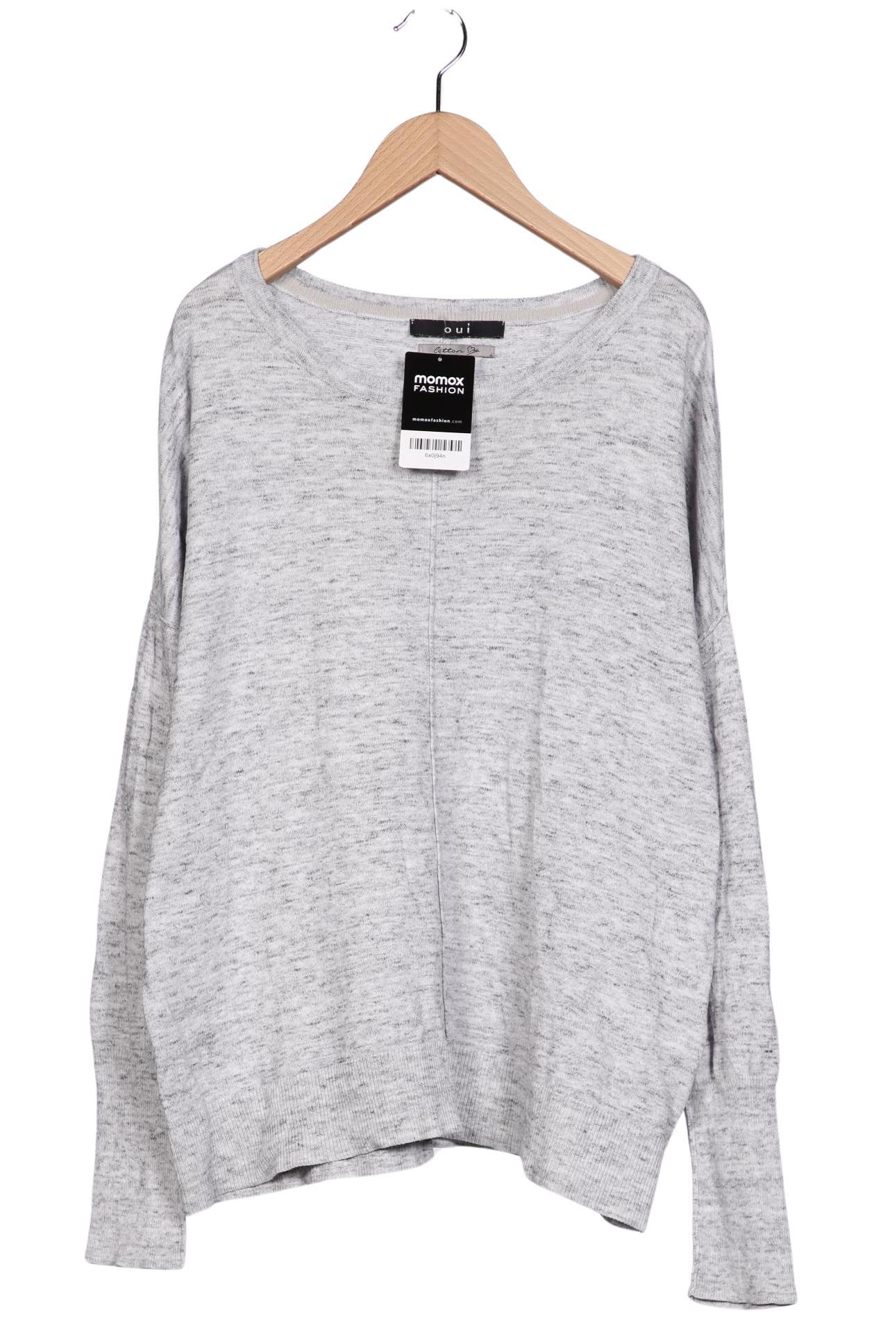 

Oui Damen Pullover, grau, Gr. 38