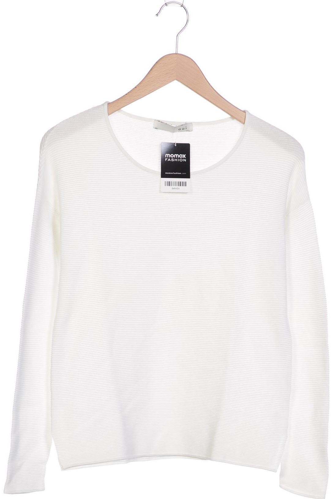 

Oui Damen Pullover, weiß