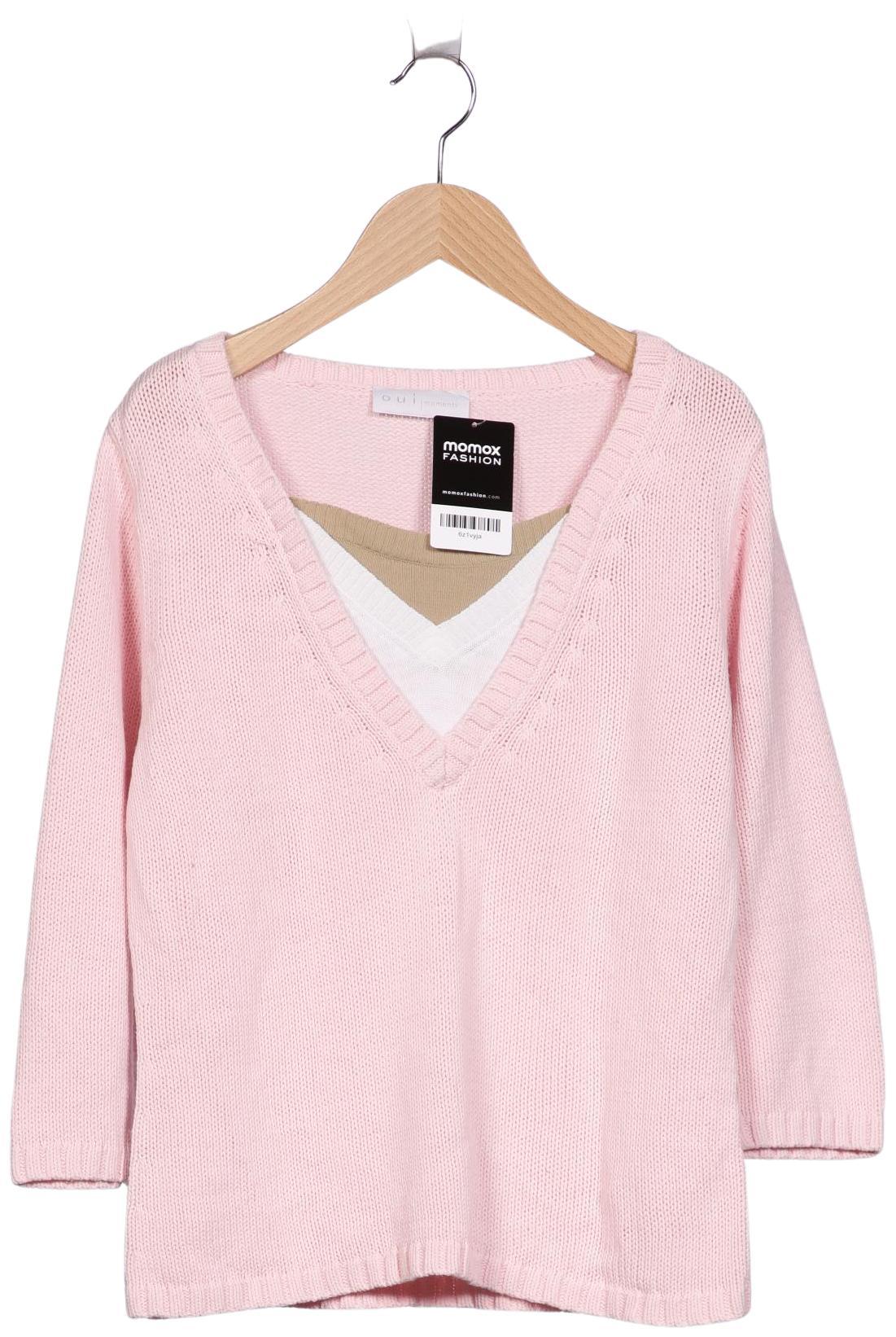 

Oui Damen Pullover, pink, Gr. 38