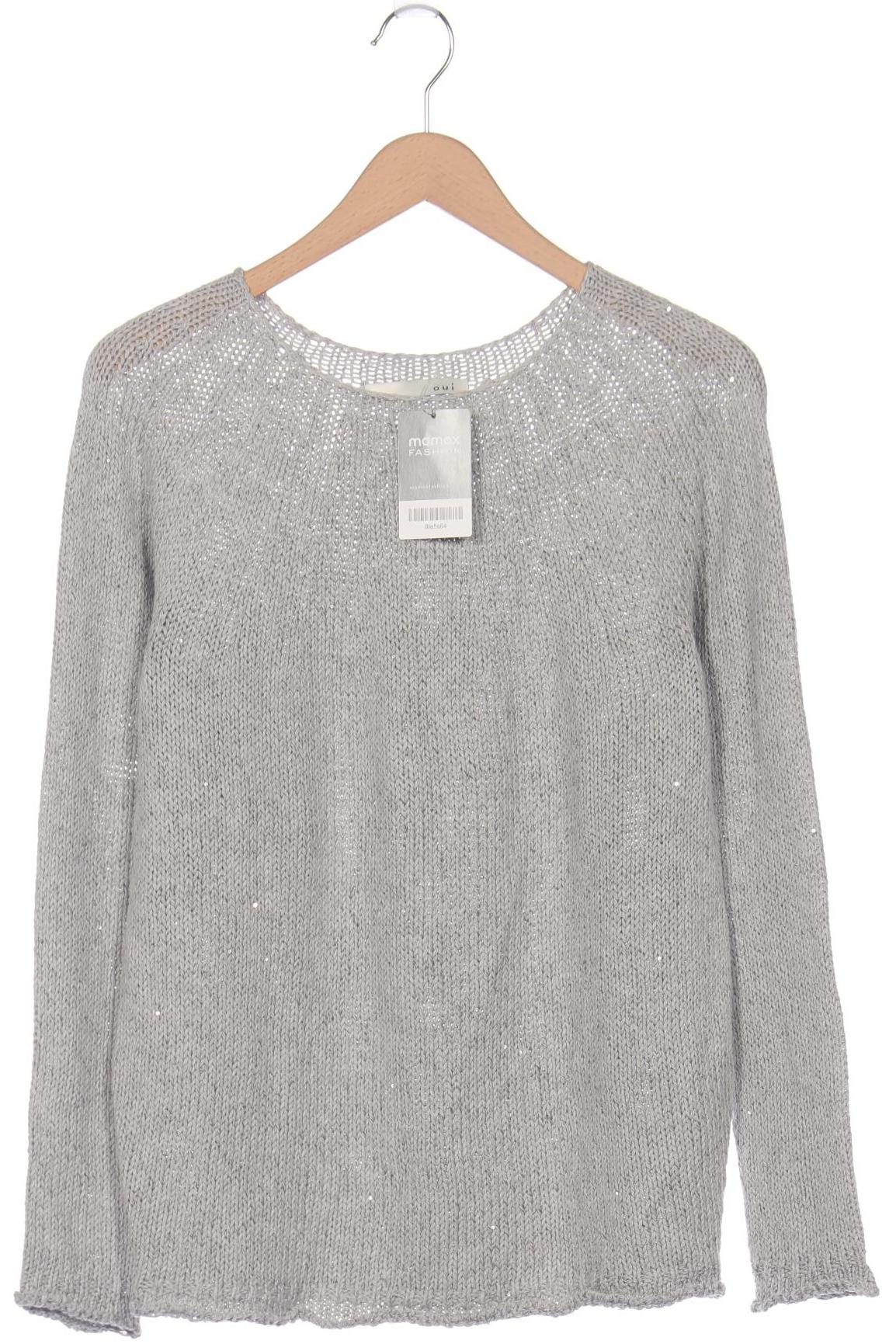

Oui Damen Pullover, grau, Gr. 38
