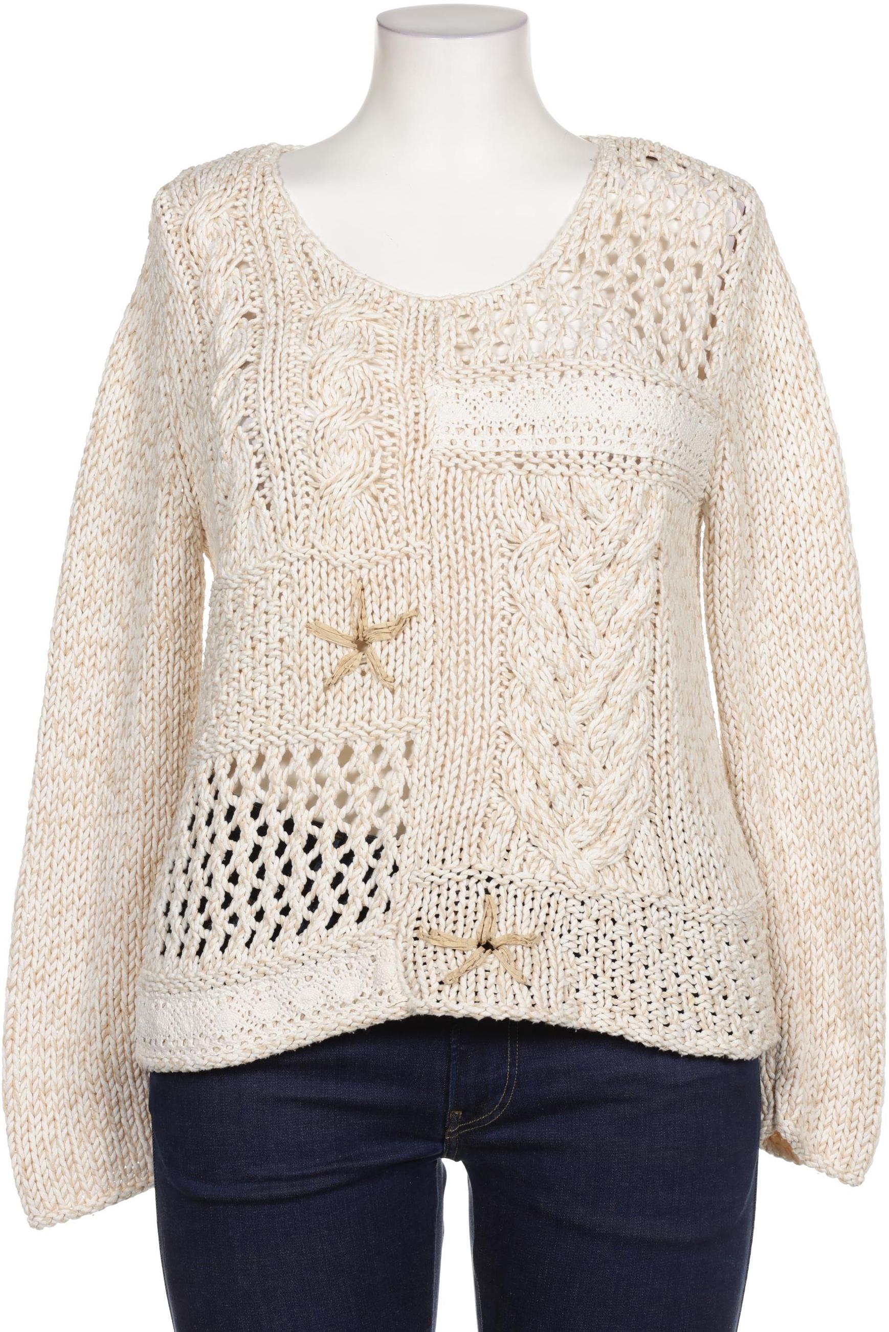 

Oui Damen Pullover, beige, Gr. 42