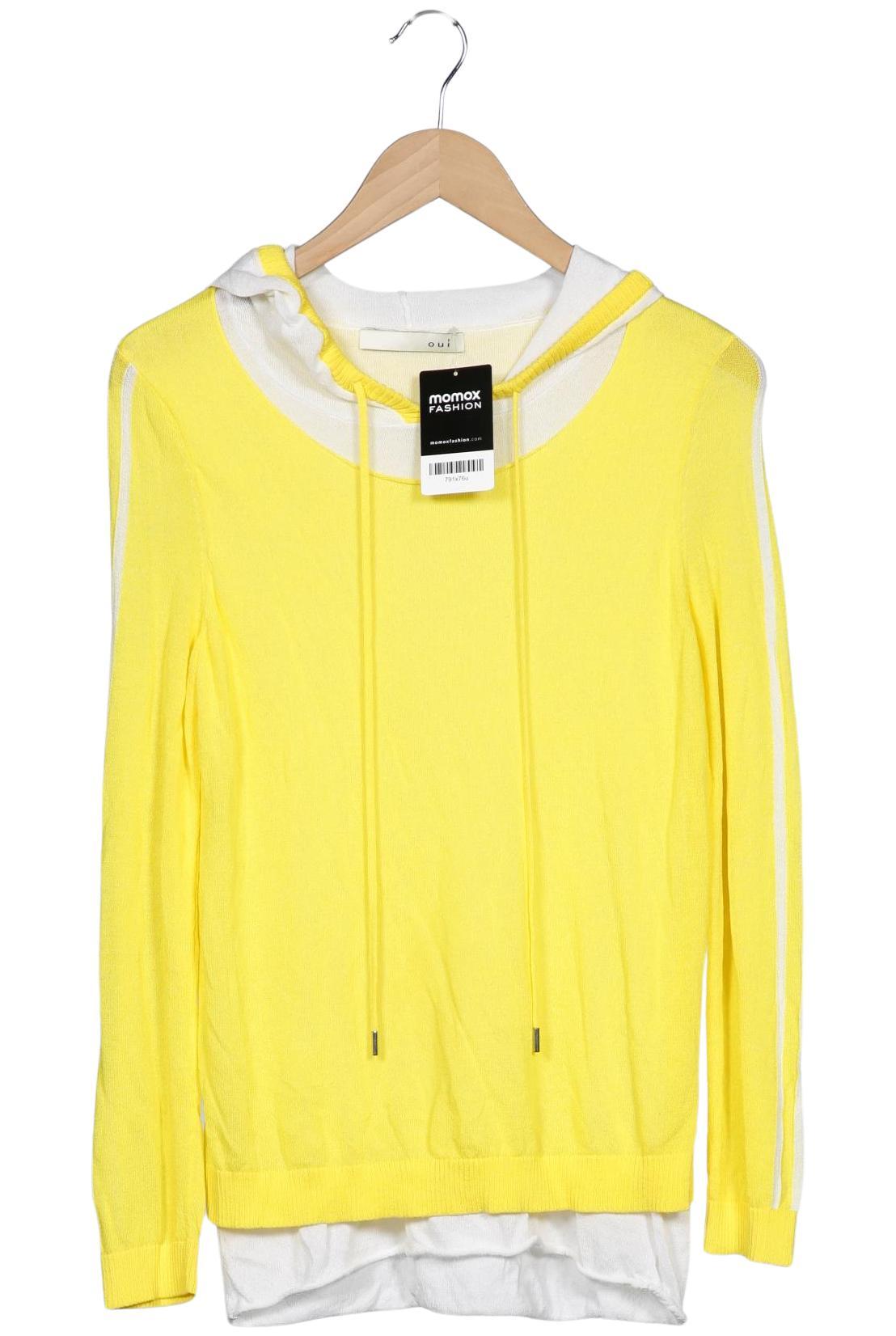 

Oui Damen Pullover, gelb, Gr. 38