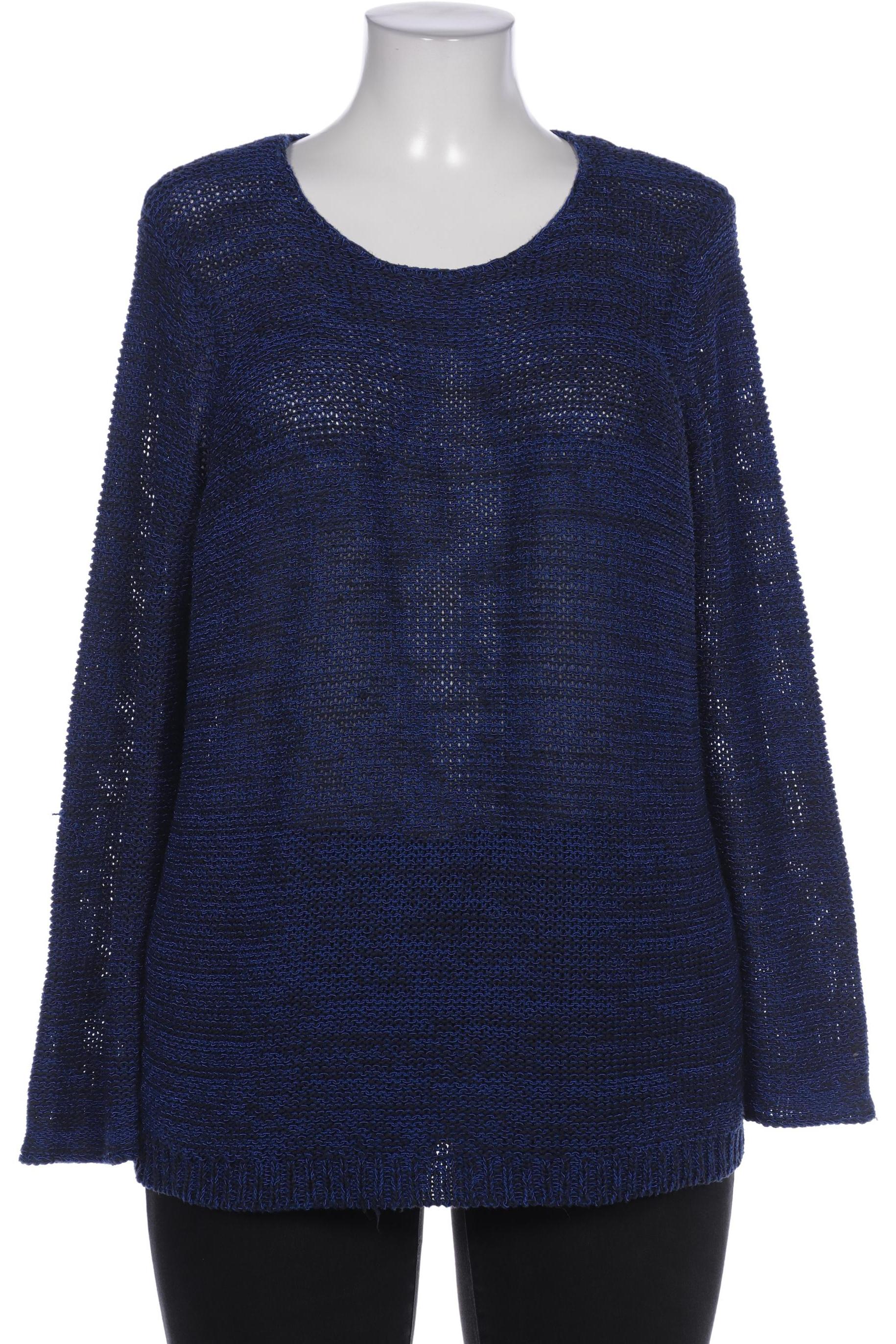 

Oui Damen Pullover, blau, Gr. 46