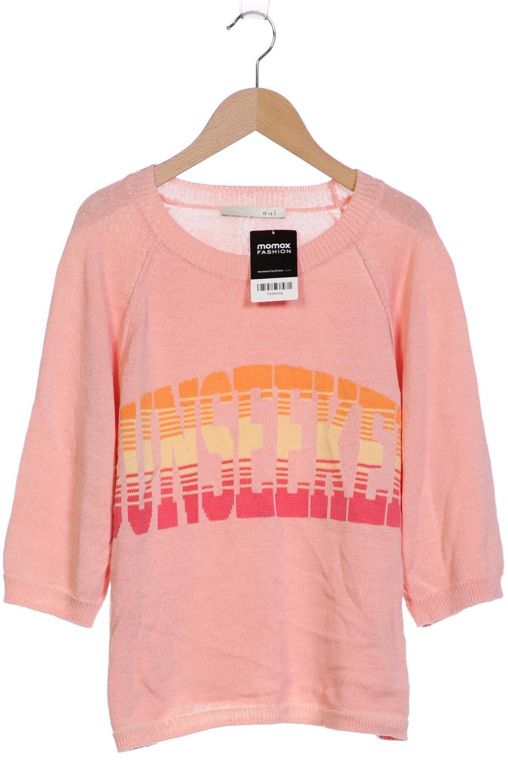 

Oui Damen Pullover, pink, Gr. 34