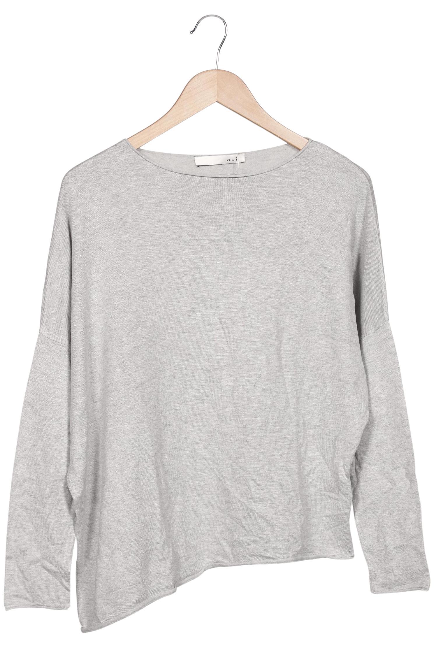 

Oui Damen Pullover, grau, Gr. 36