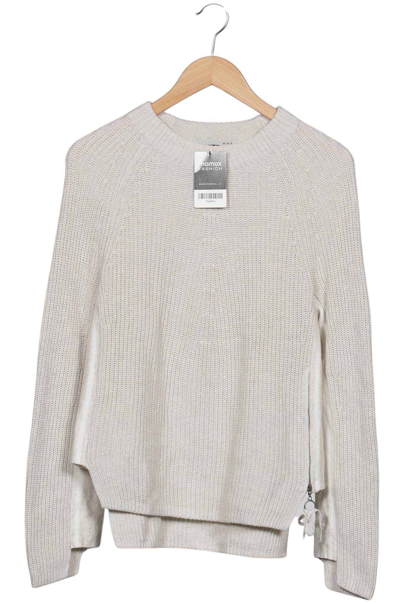 

Oui Damen Pullover, cremeweiß, Gr. 36