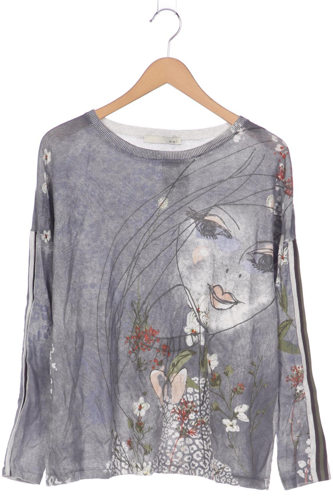 

Oui Damen Pullover, blau, Gr. 42