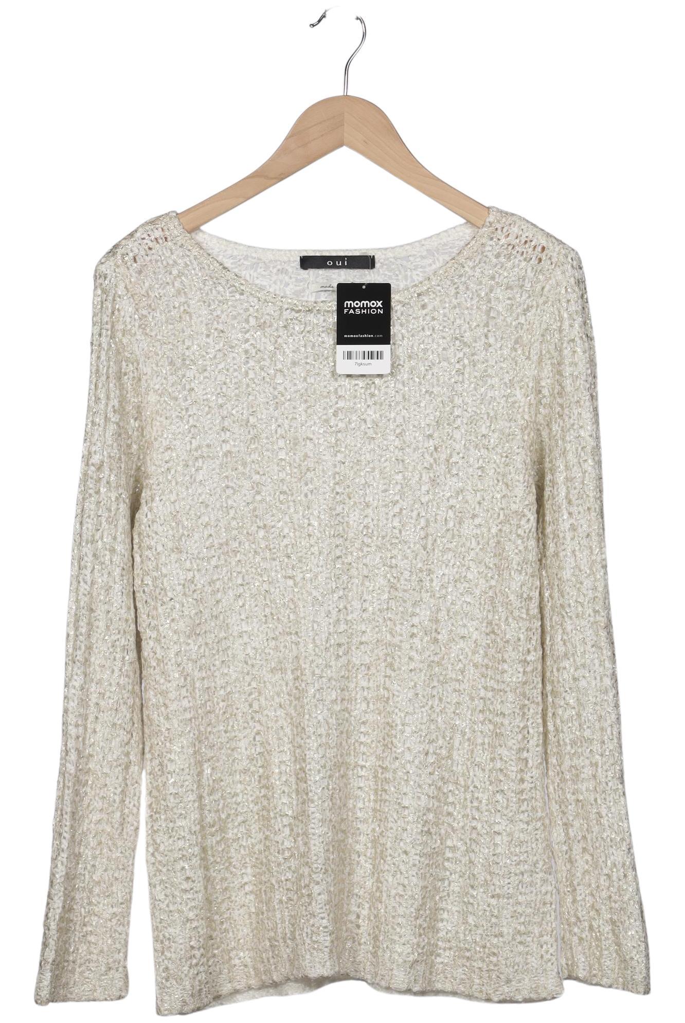 

Oui Damen Pullover, cremeweiß, Gr. 40