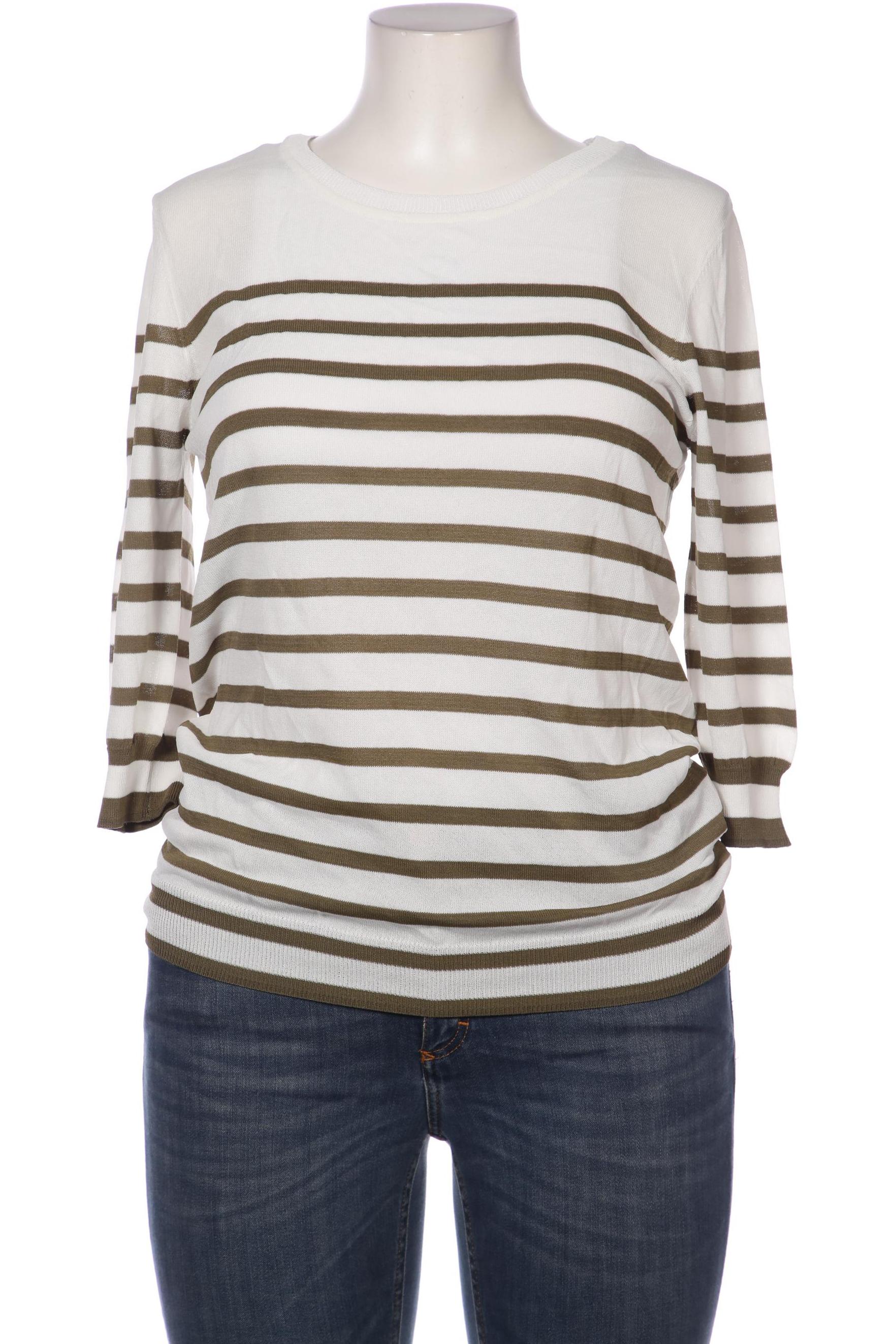 

Oui Damen Pullover, weiß, Gr. 42