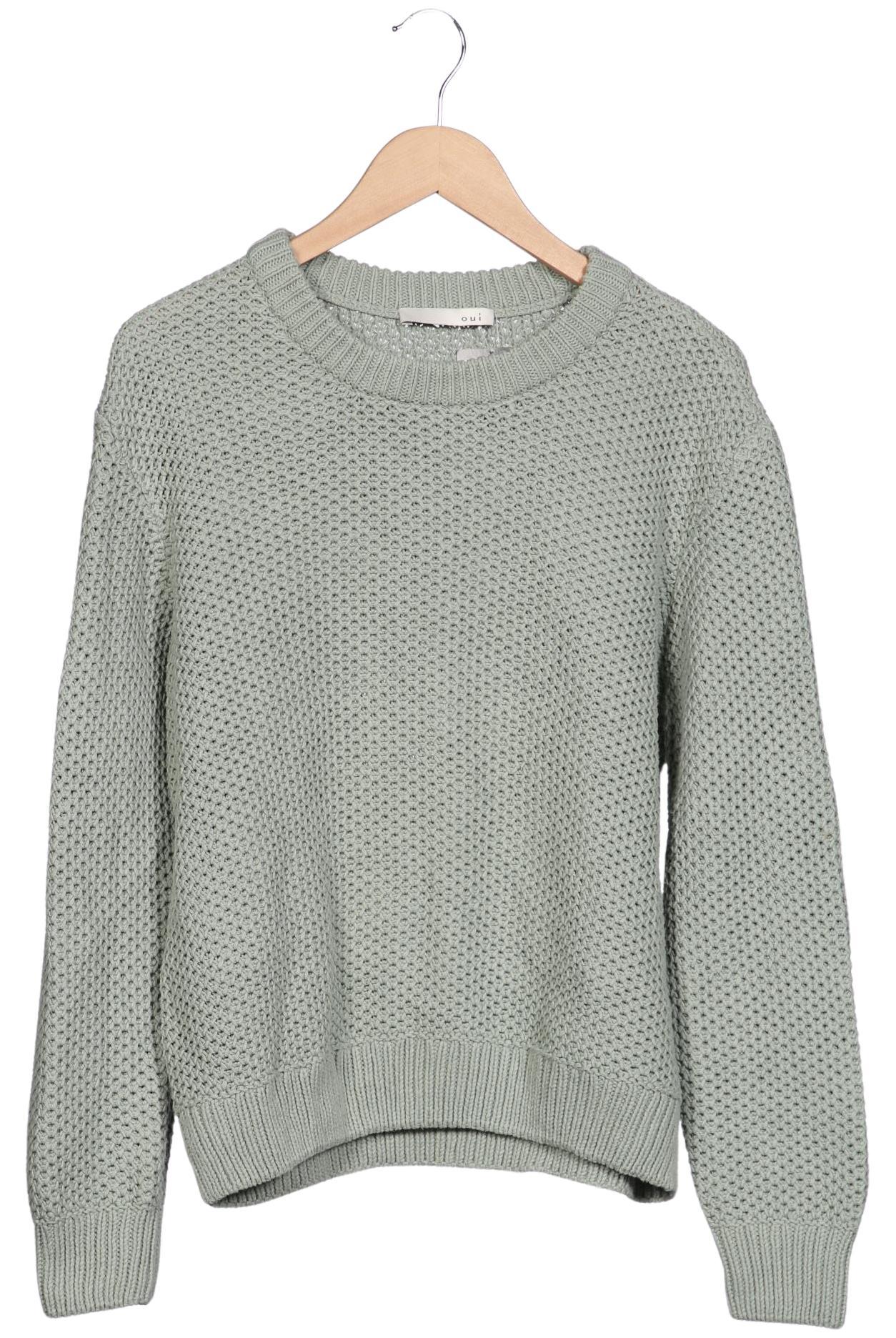 

Oui Damen Pullover, hellgrün, Gr. 40