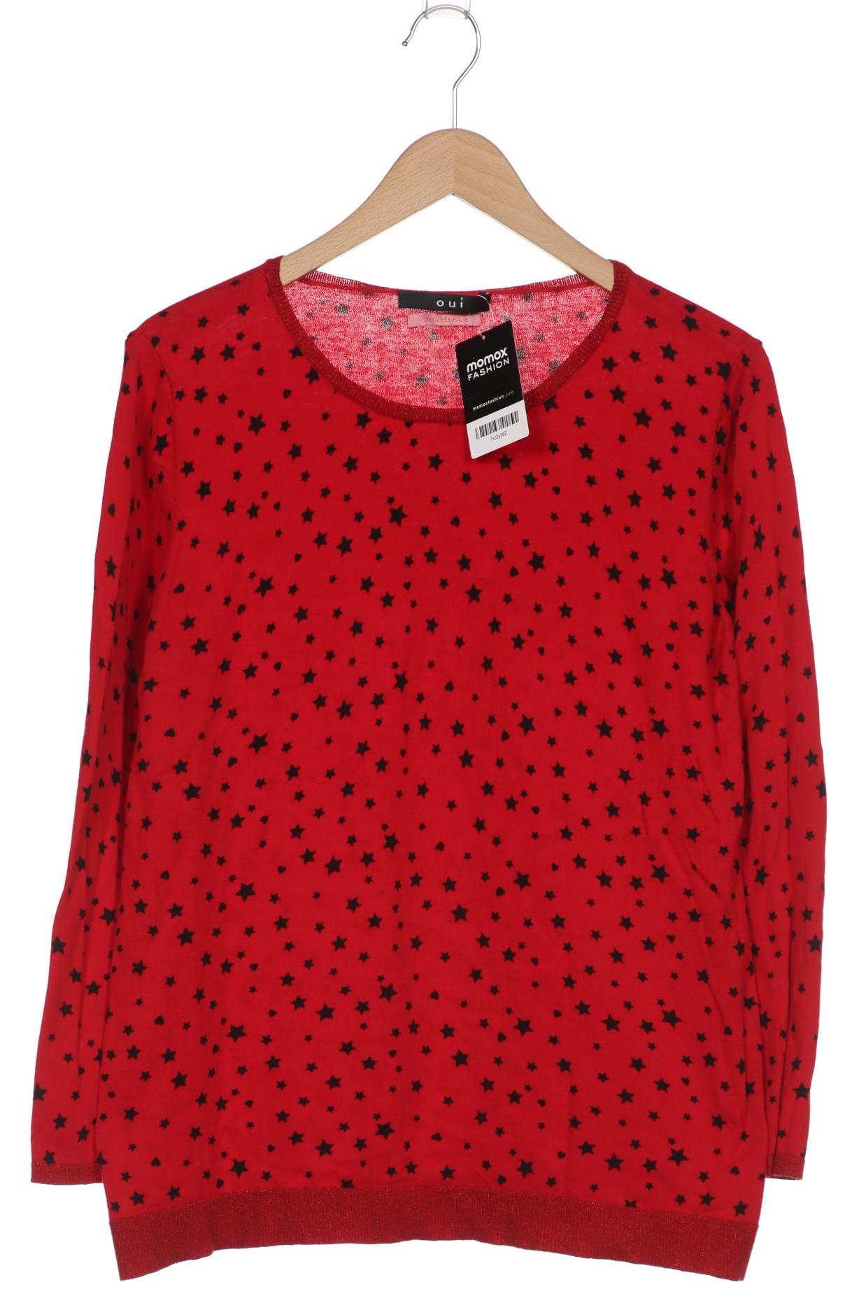 

Oui Damen Pullover, rot