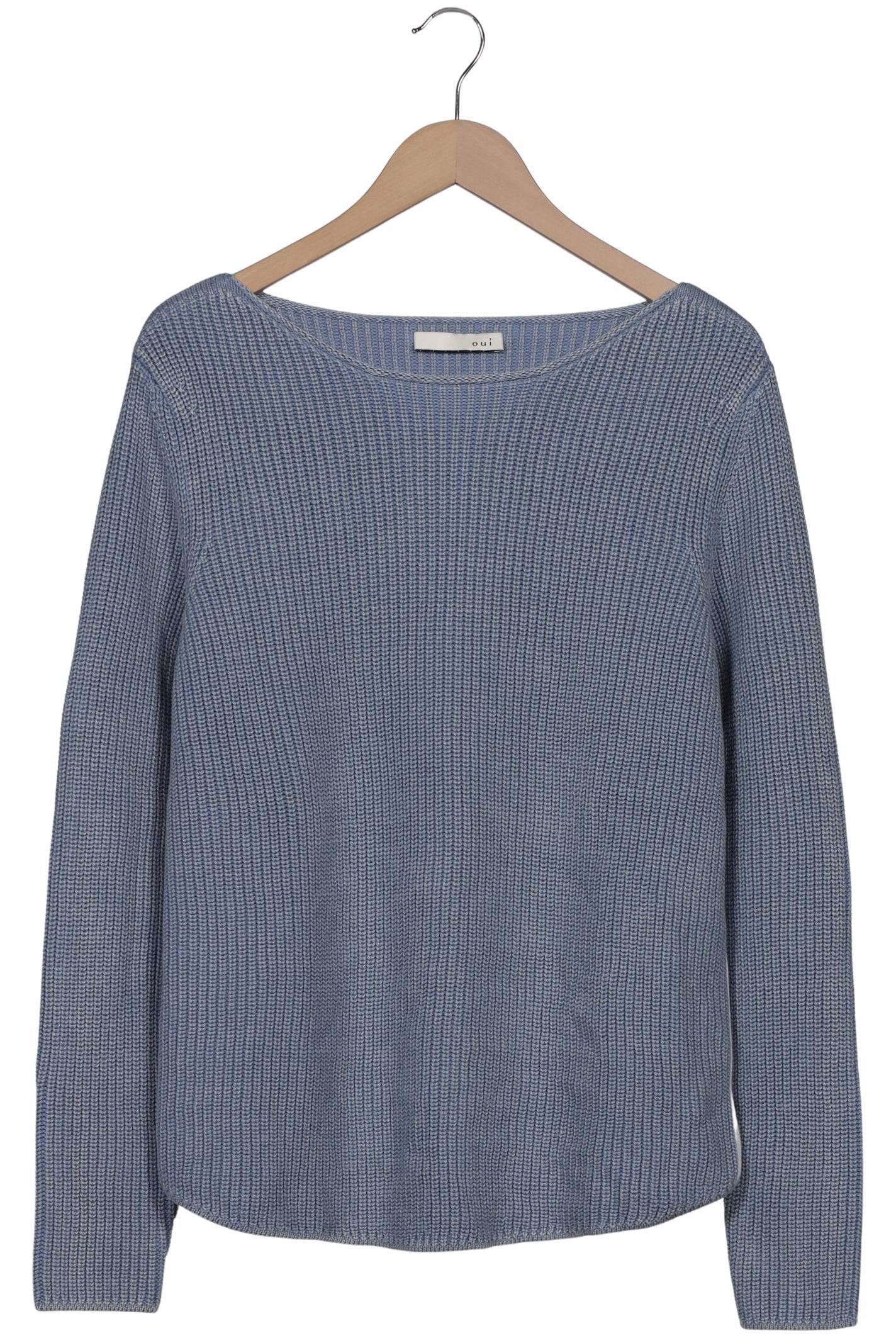 

Oui Damen Pullover, hellblau, Gr. 42