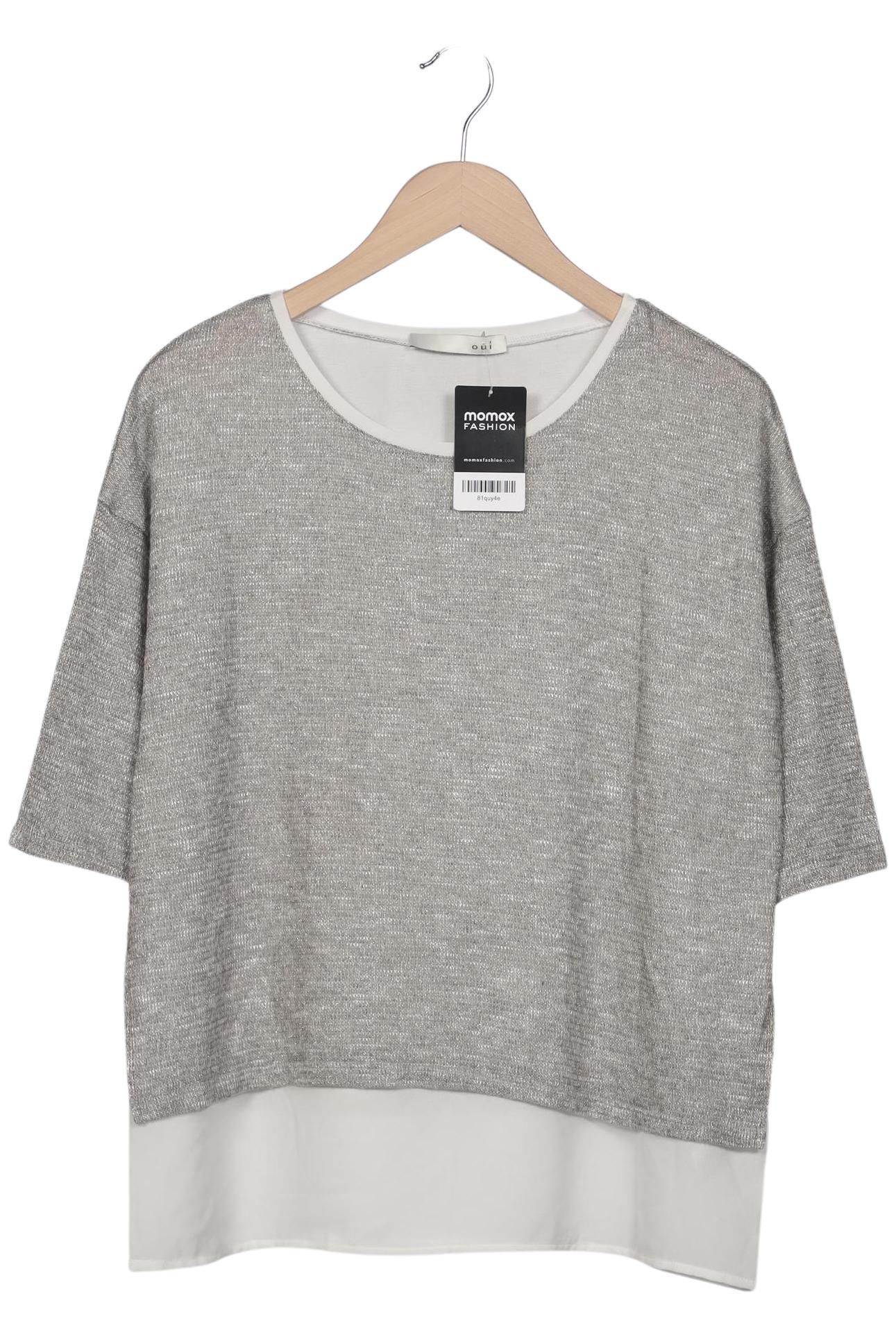 

Oui Damen Pullover, grau, Gr. 38