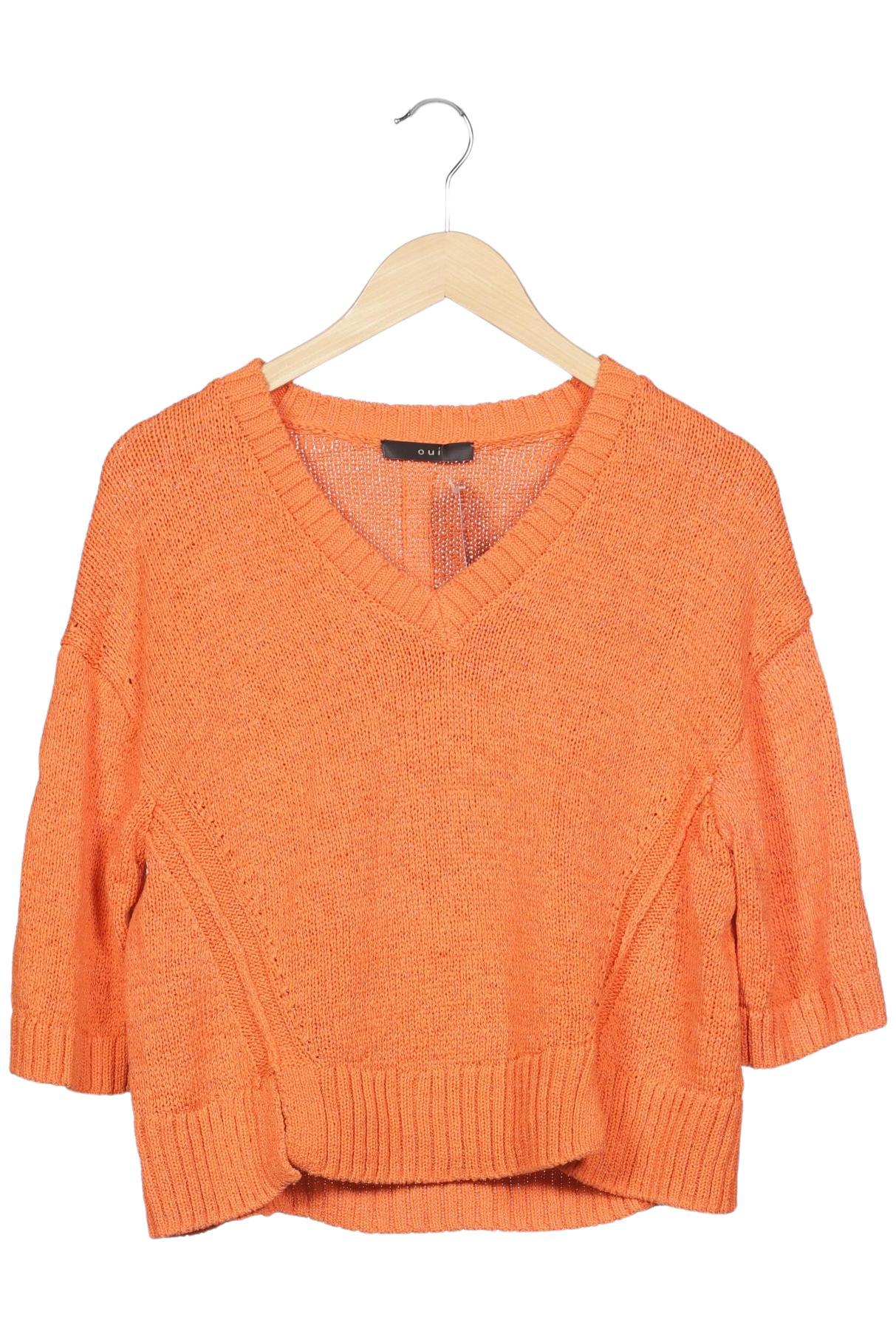 

Oui Damen Pullover, orange, Gr. 38