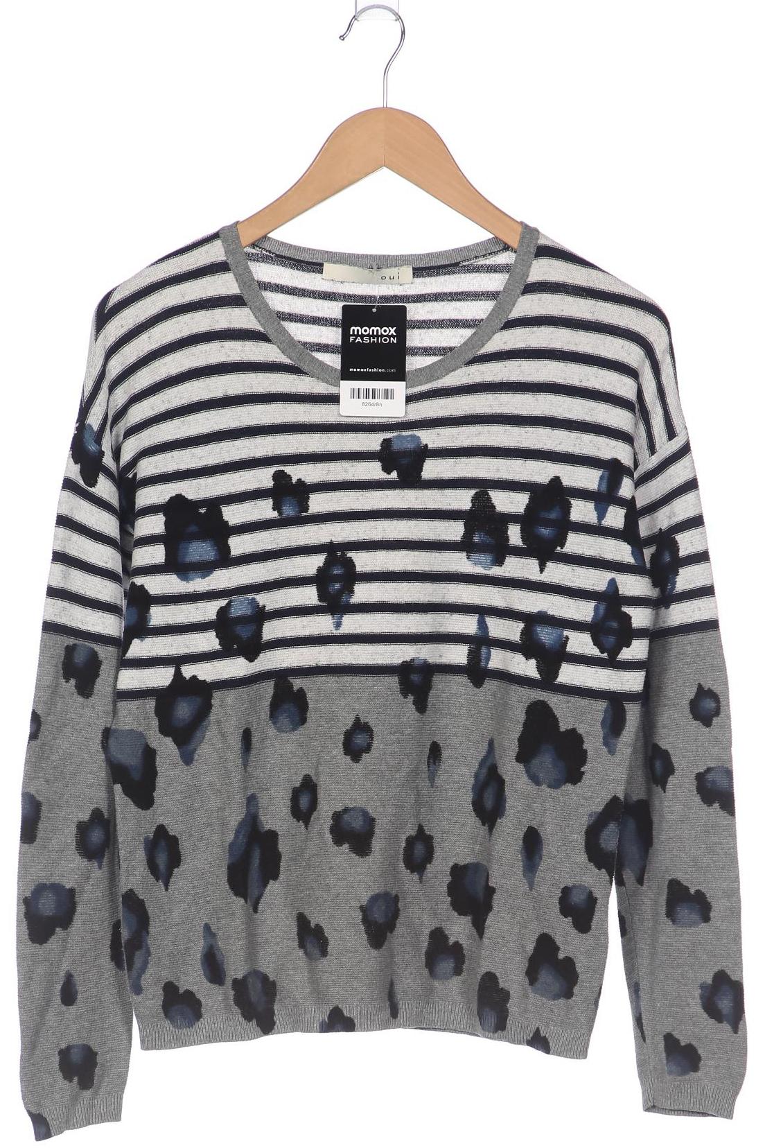 

Oui Damen Pullover, grau, Gr. 38