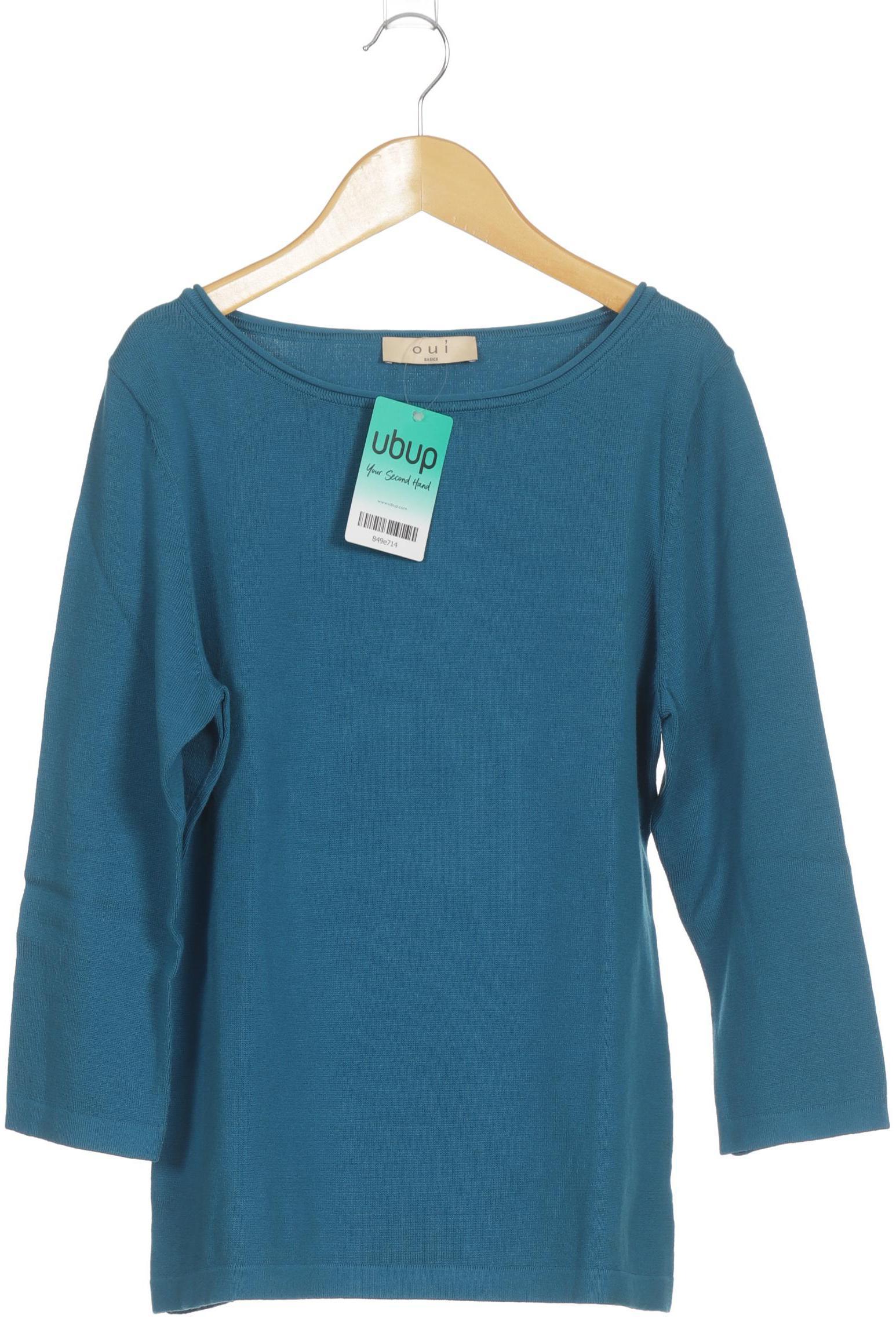 

Oui Damen Pullover, blau, Gr. 38
