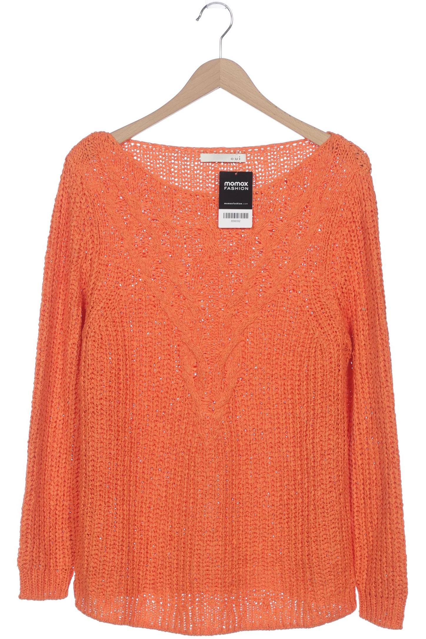 

Oui Damen Pullover, orange, Gr. 42