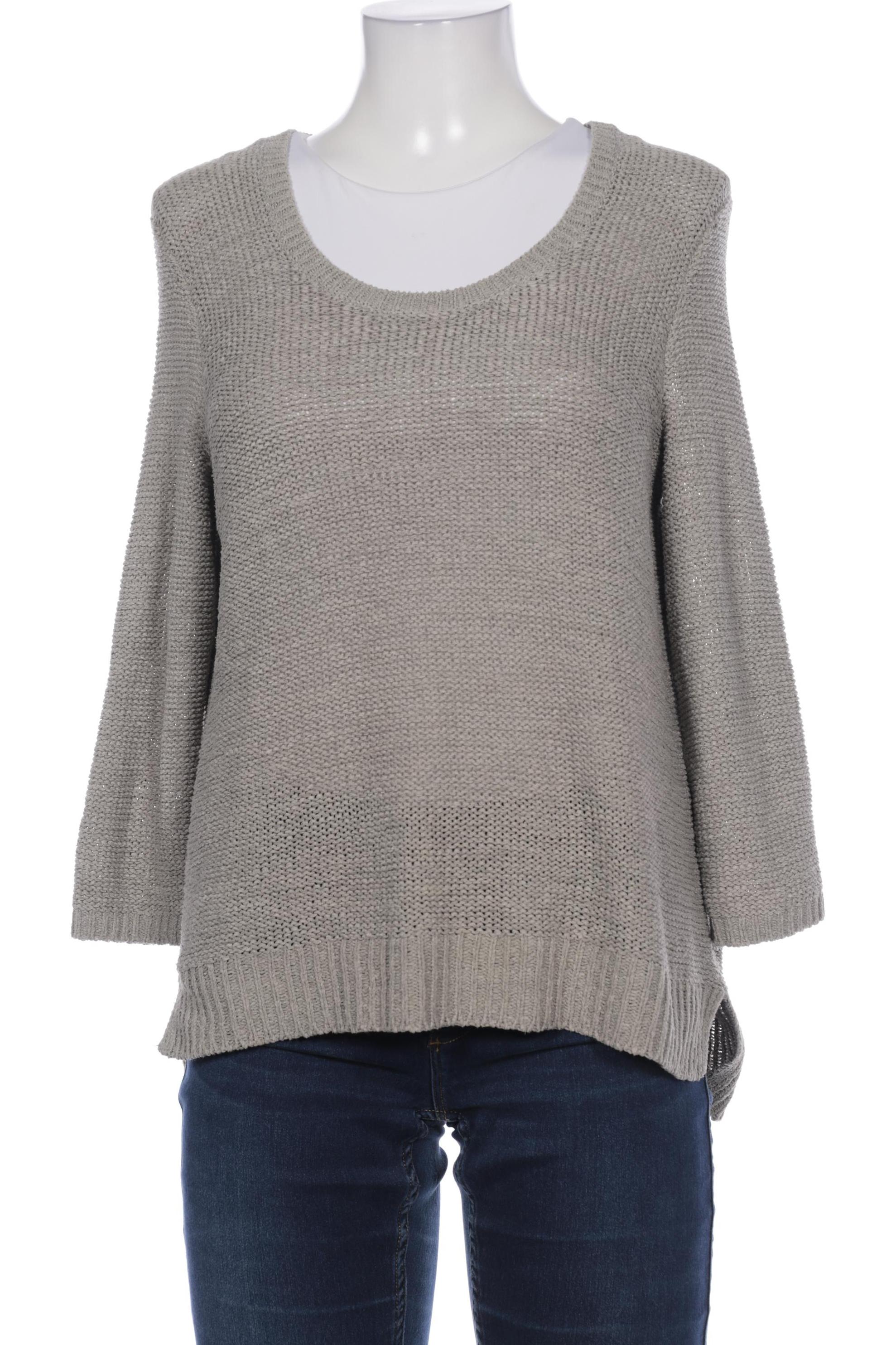 

Oui Damen Pullover, grau