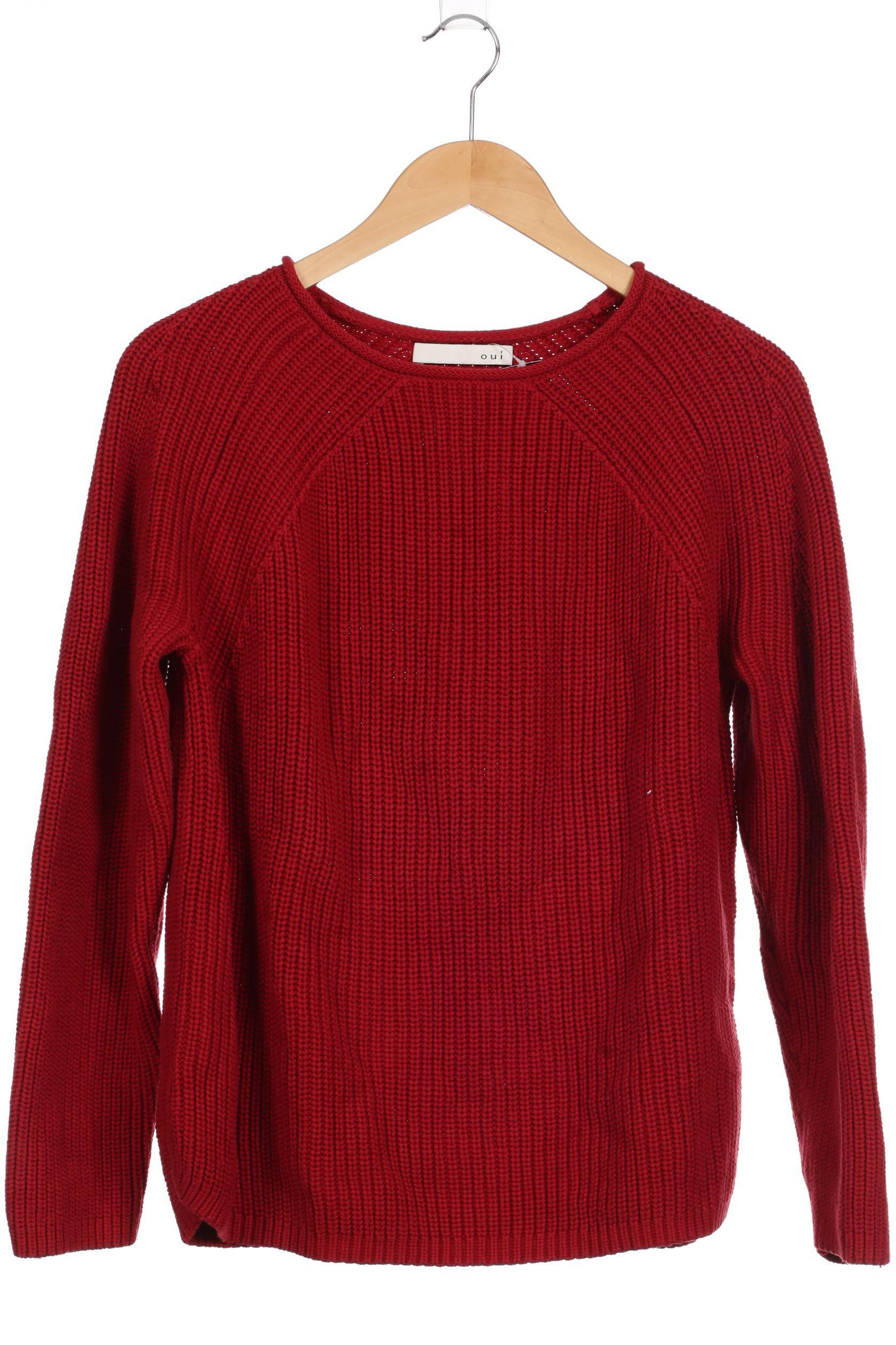 

Oui Damen Pullover, rot, Gr. 40