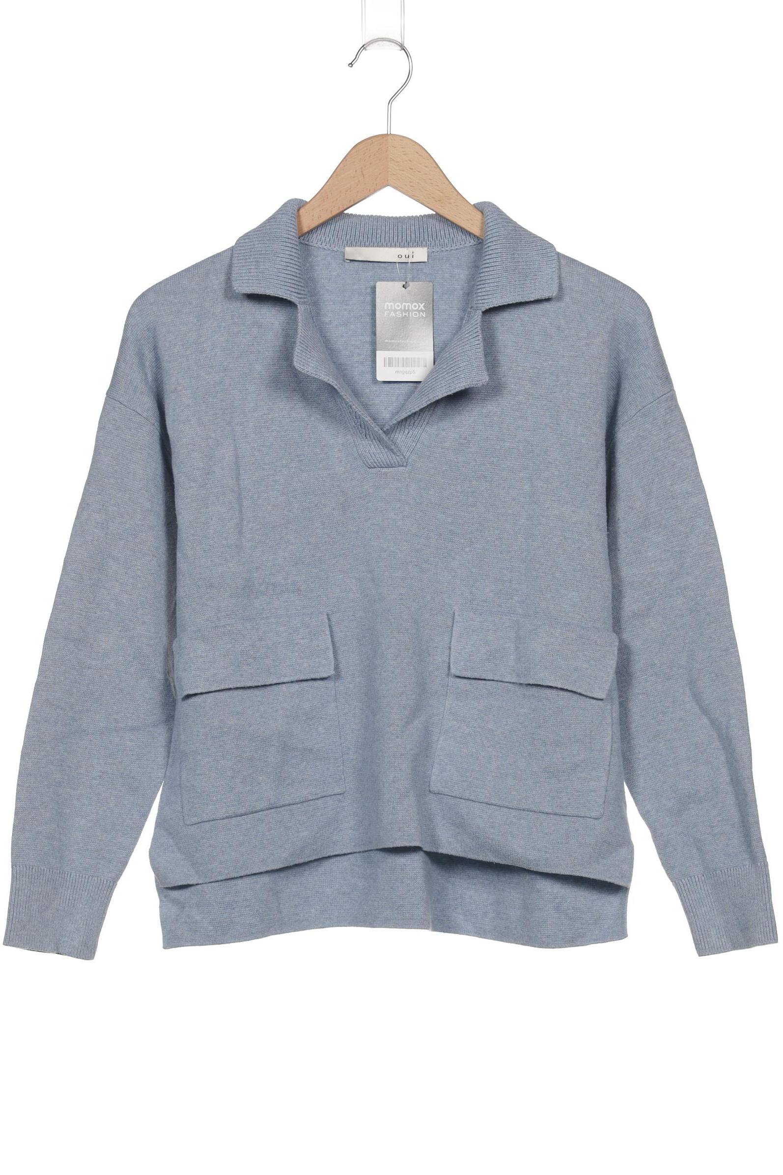 

Oui Damen Pullover, blau, Gr. 44