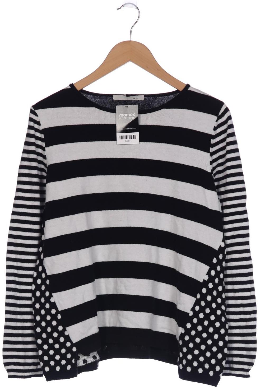 

Oui Damen Pullover, schwarz
