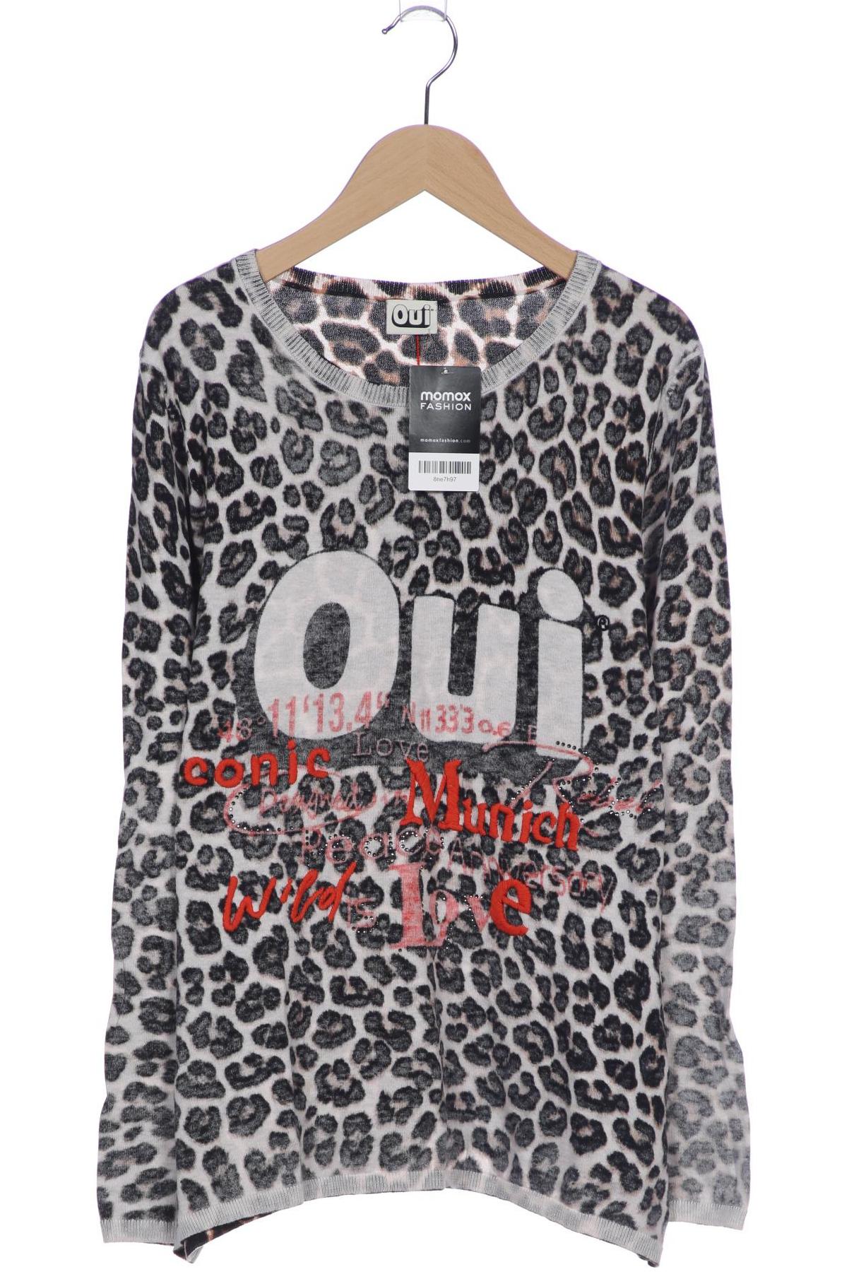 

Oui Damen Pullover, grau, Gr. 40