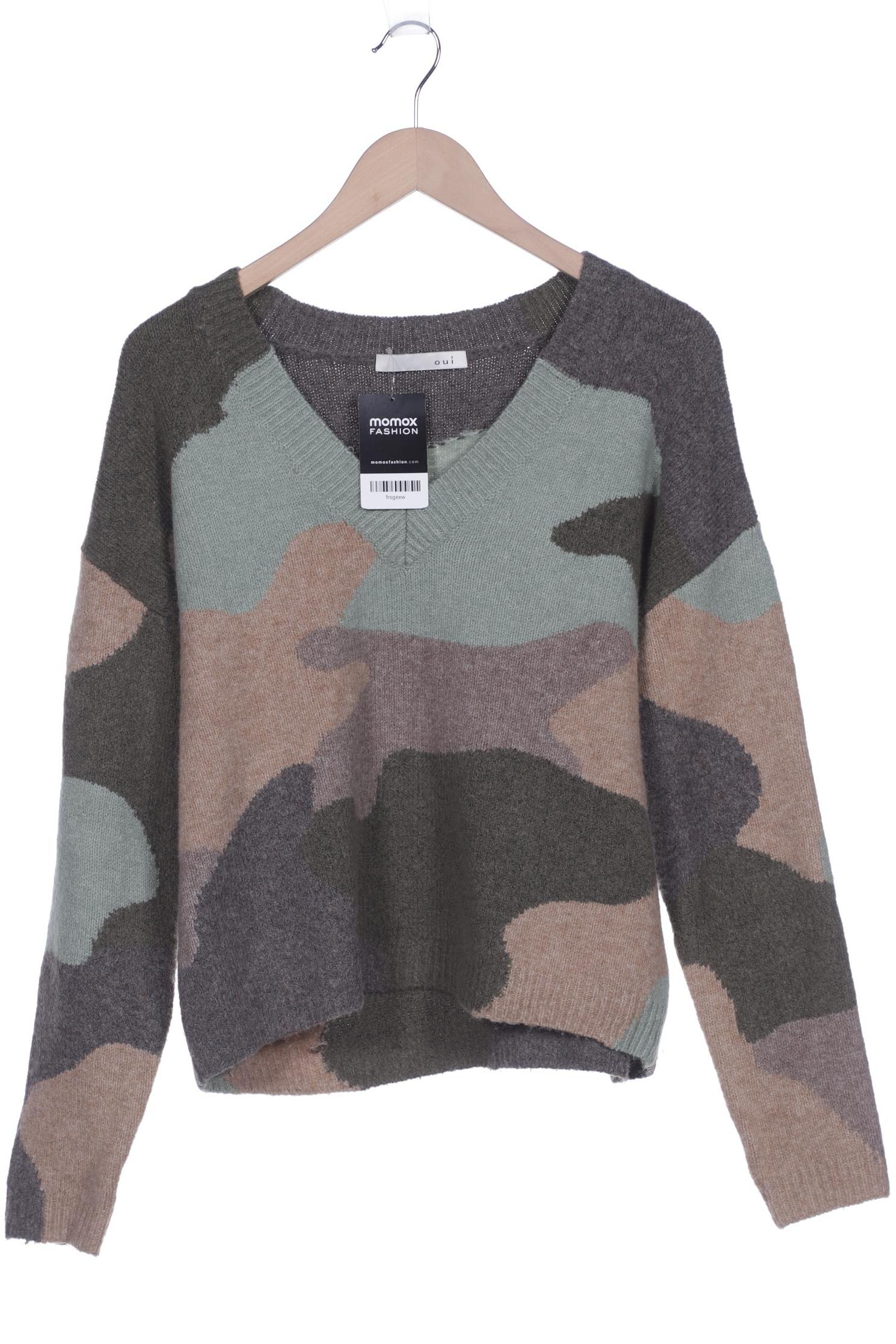 

Oui Damen Pullover, grün, Gr. 34