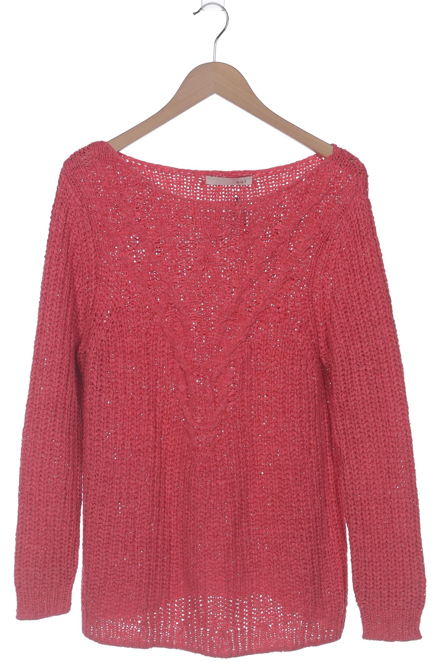 

Oui Damen Pullover, pink, Gr. 42