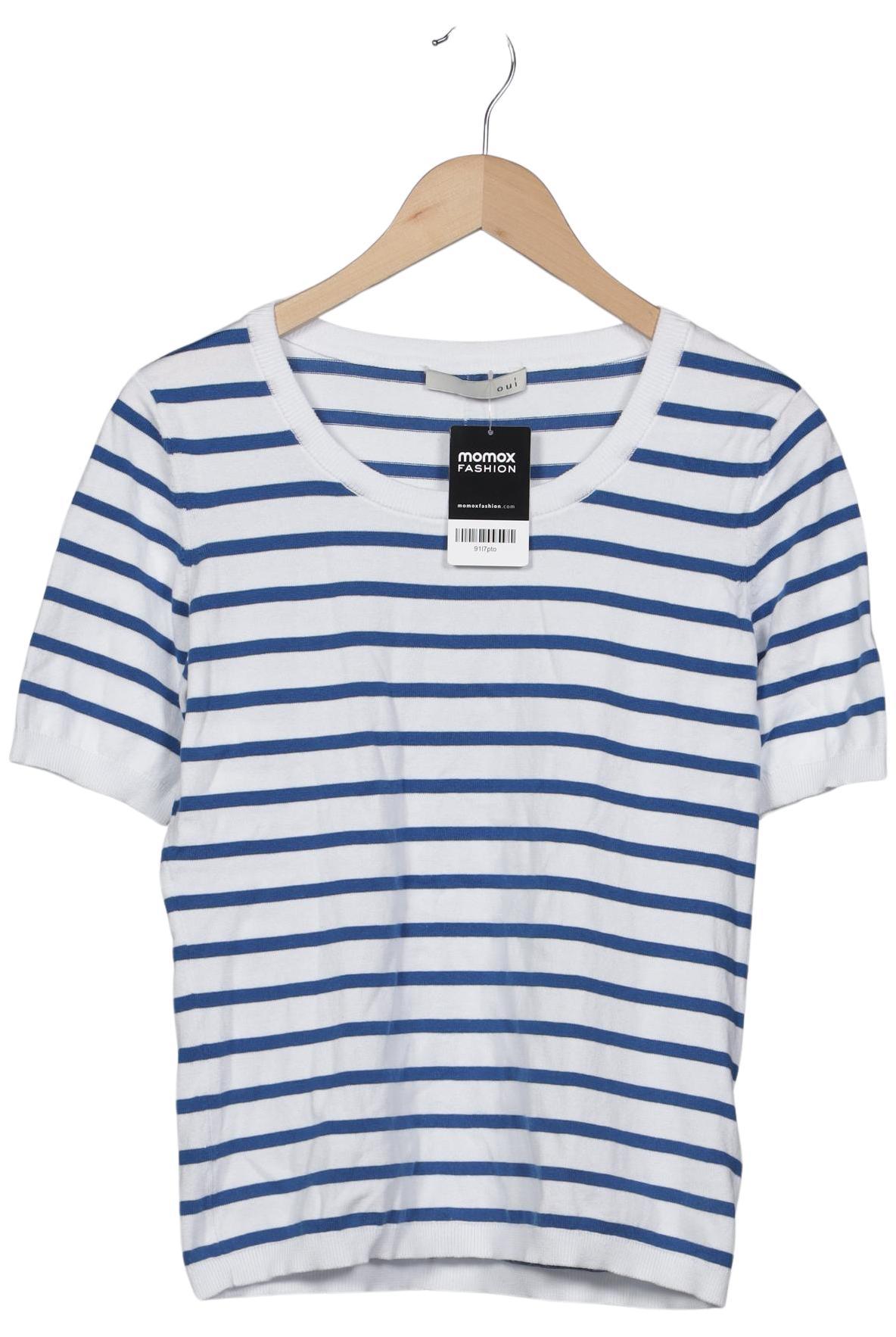 

Oui Damen Pullover, weiß, Gr. 38