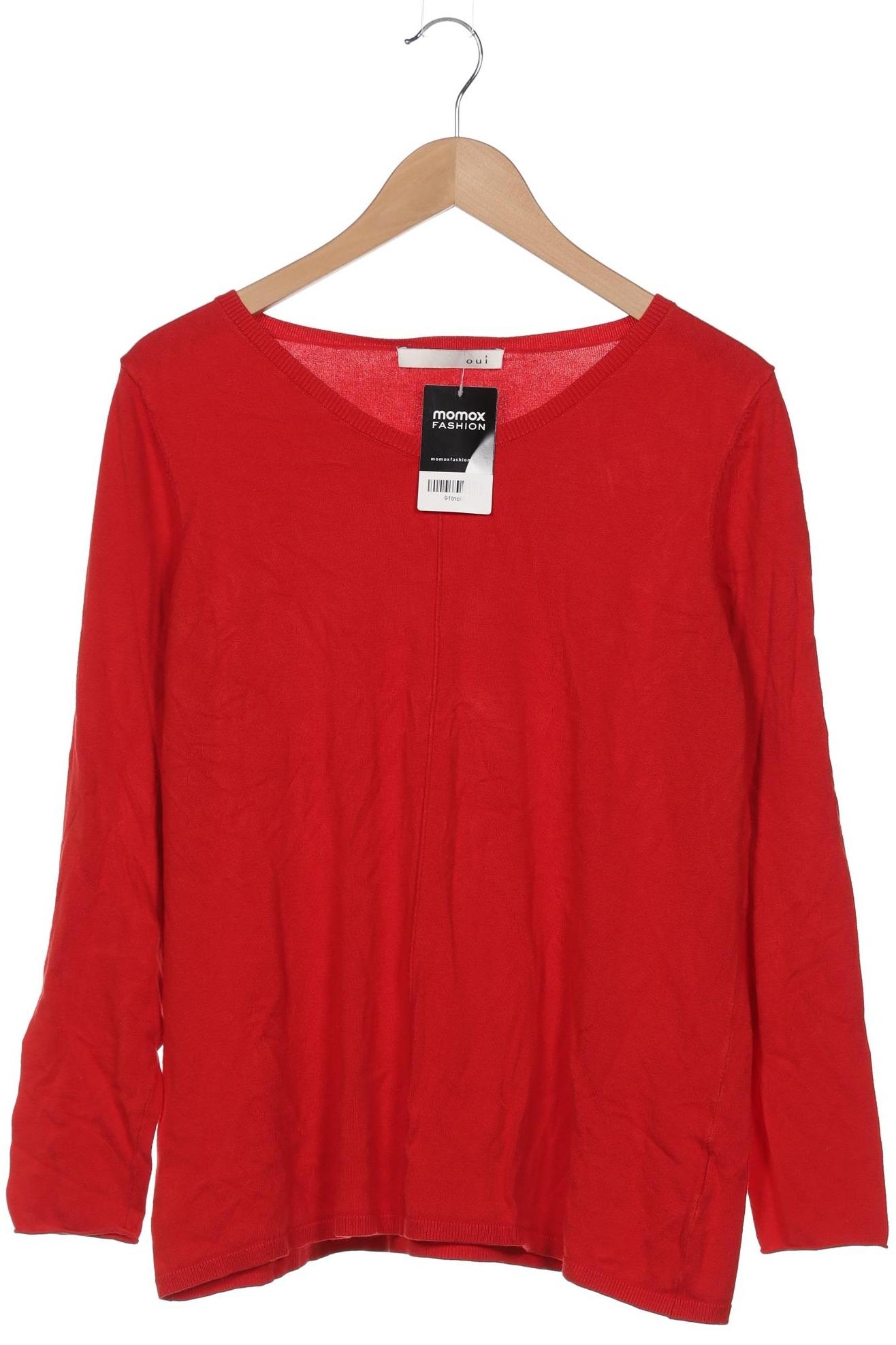 

Oui Damen Pullover, rot, Gr. 44