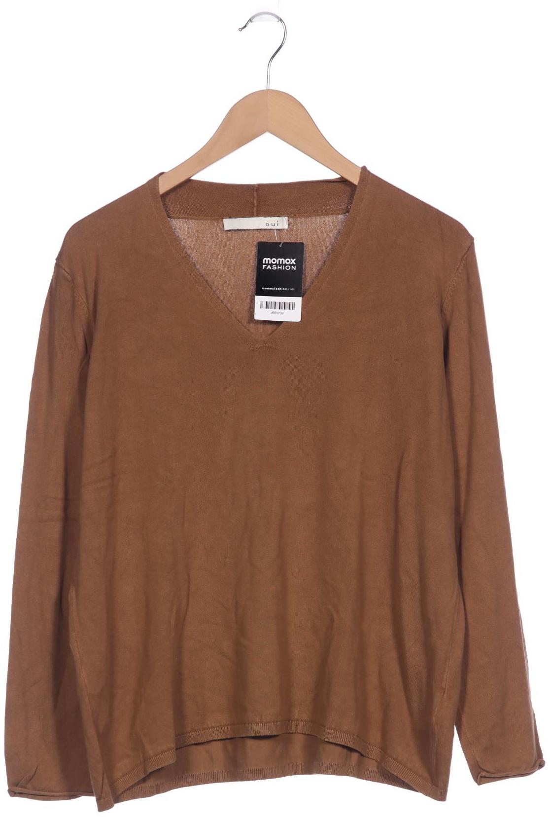 

Oui Damen Pullover, braun, Gr. 46