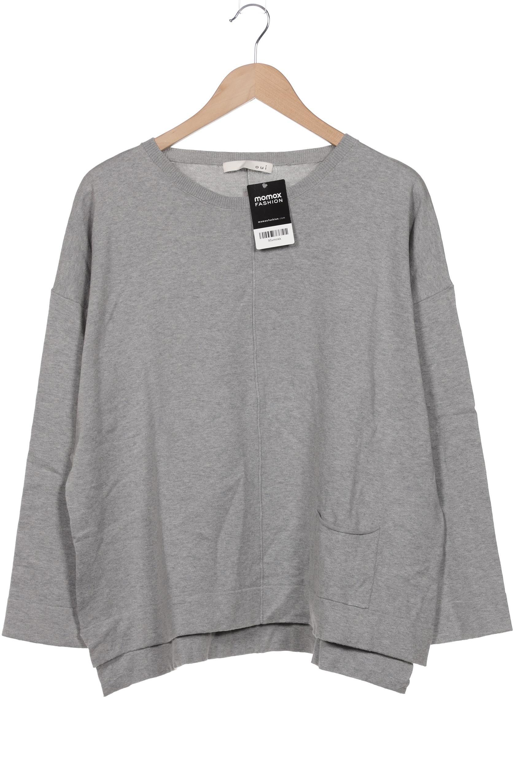 

Oui Damen Pullover, grau, Gr. 44