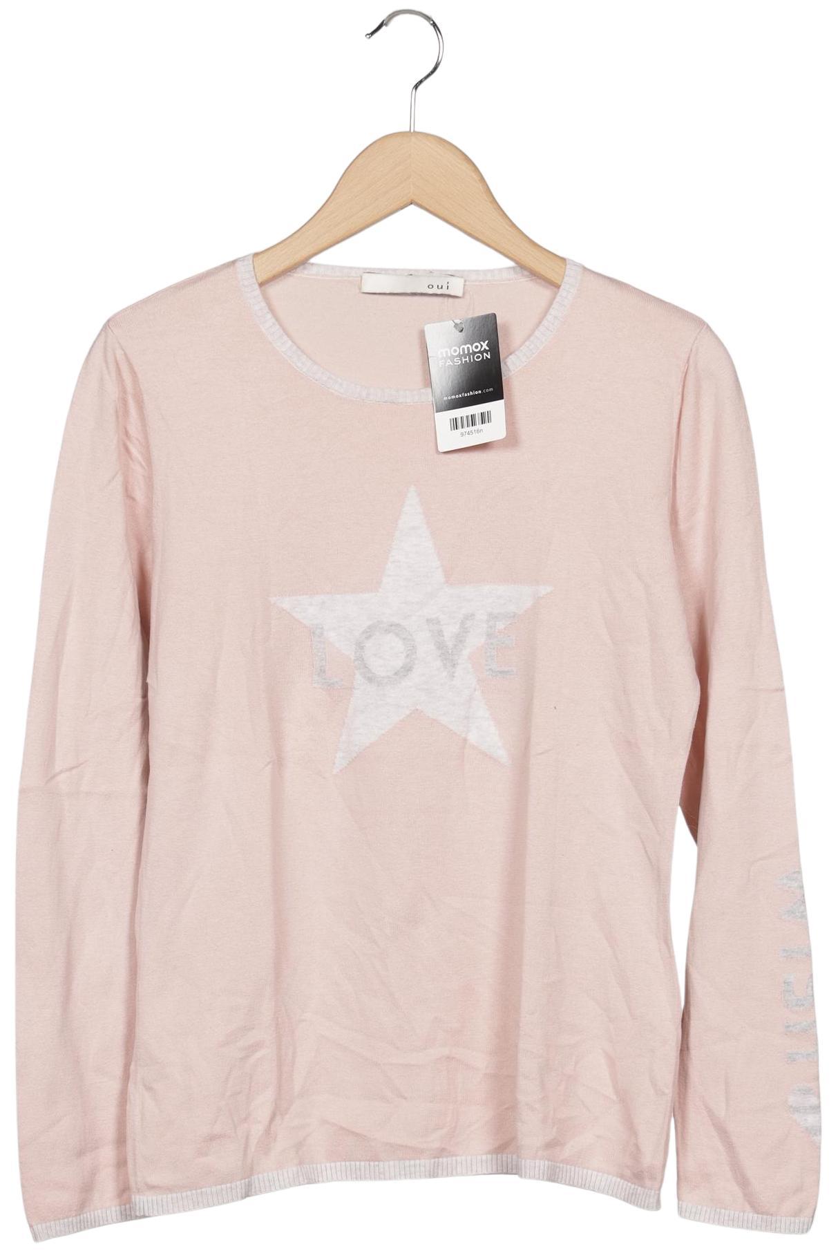 

Oui Damen Pullover, pink, Gr. 36