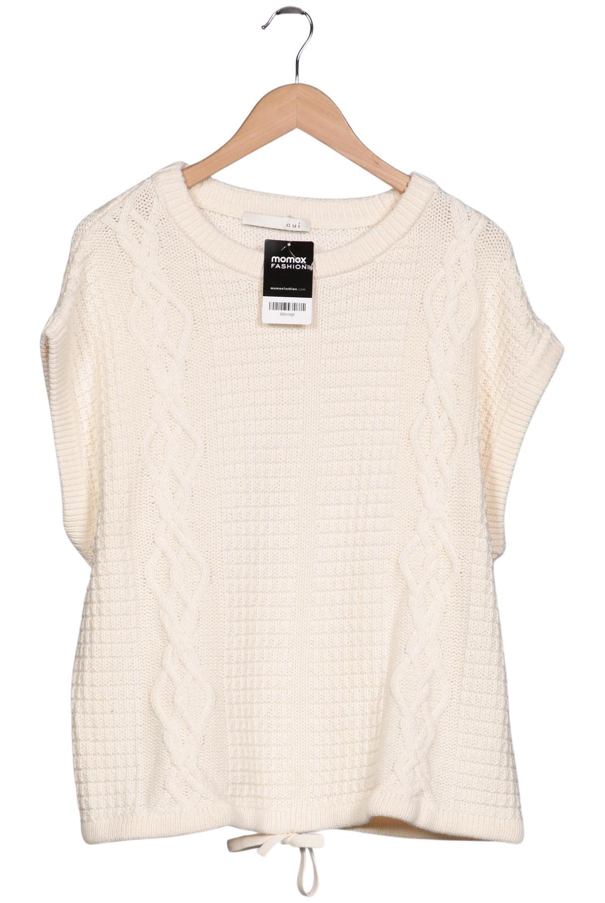 

Oui Damen Pullover, cremeweiß, Gr. 42