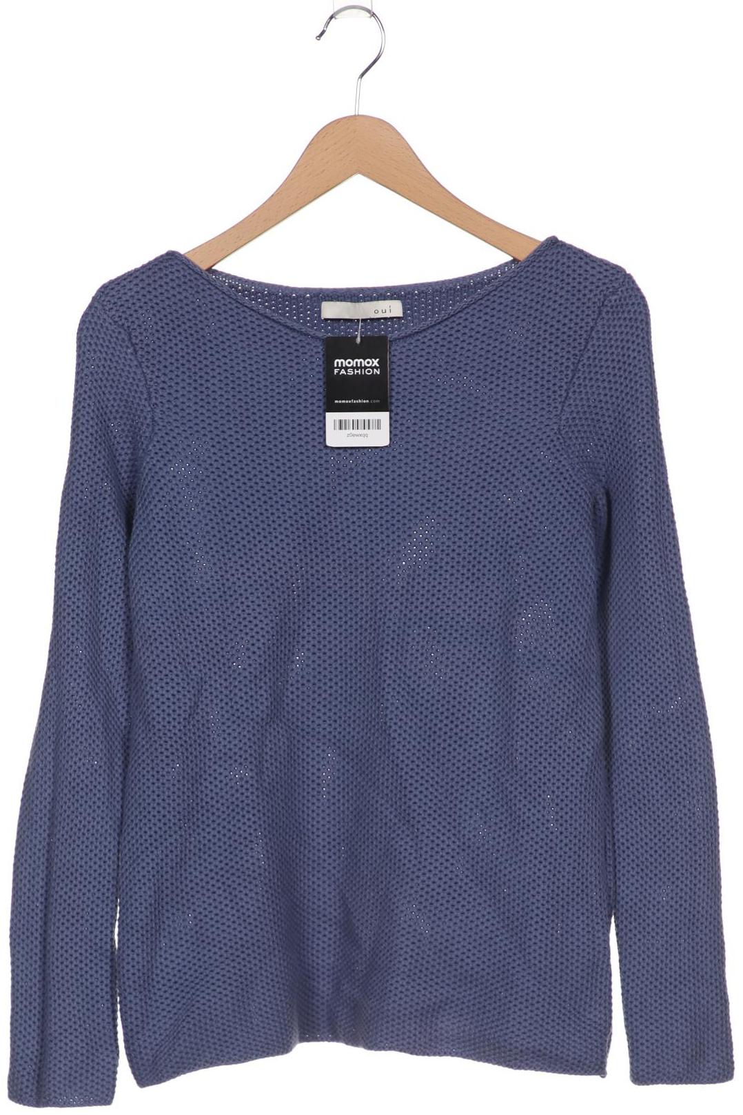 

Oui Damen Pullover, blau