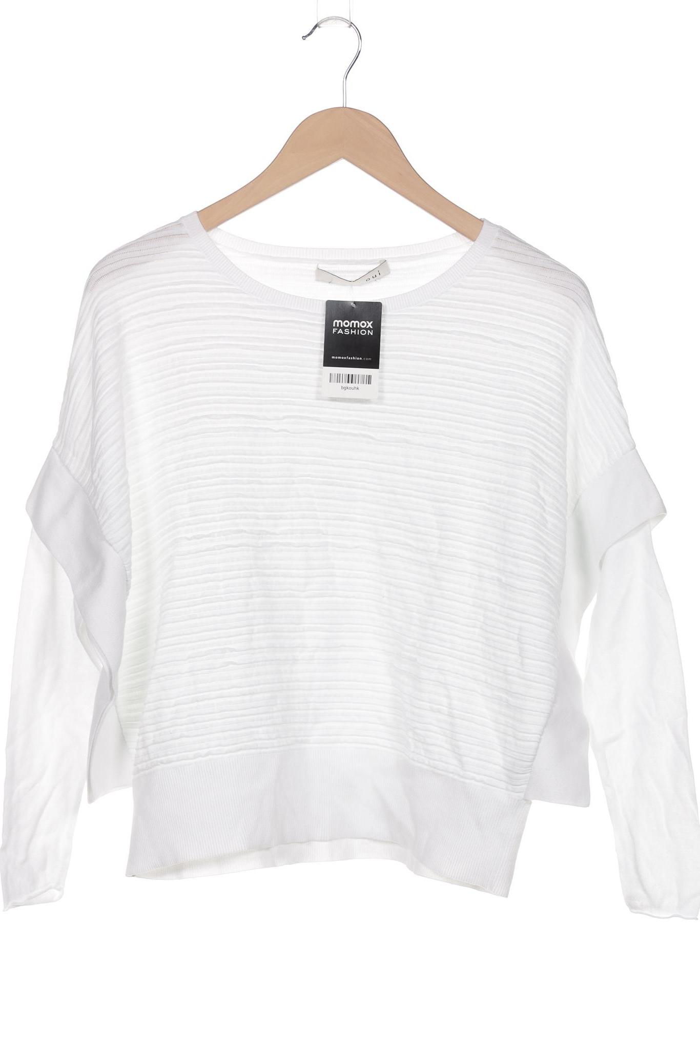 

Oui Damen Pullover, weiß, Gr. 36