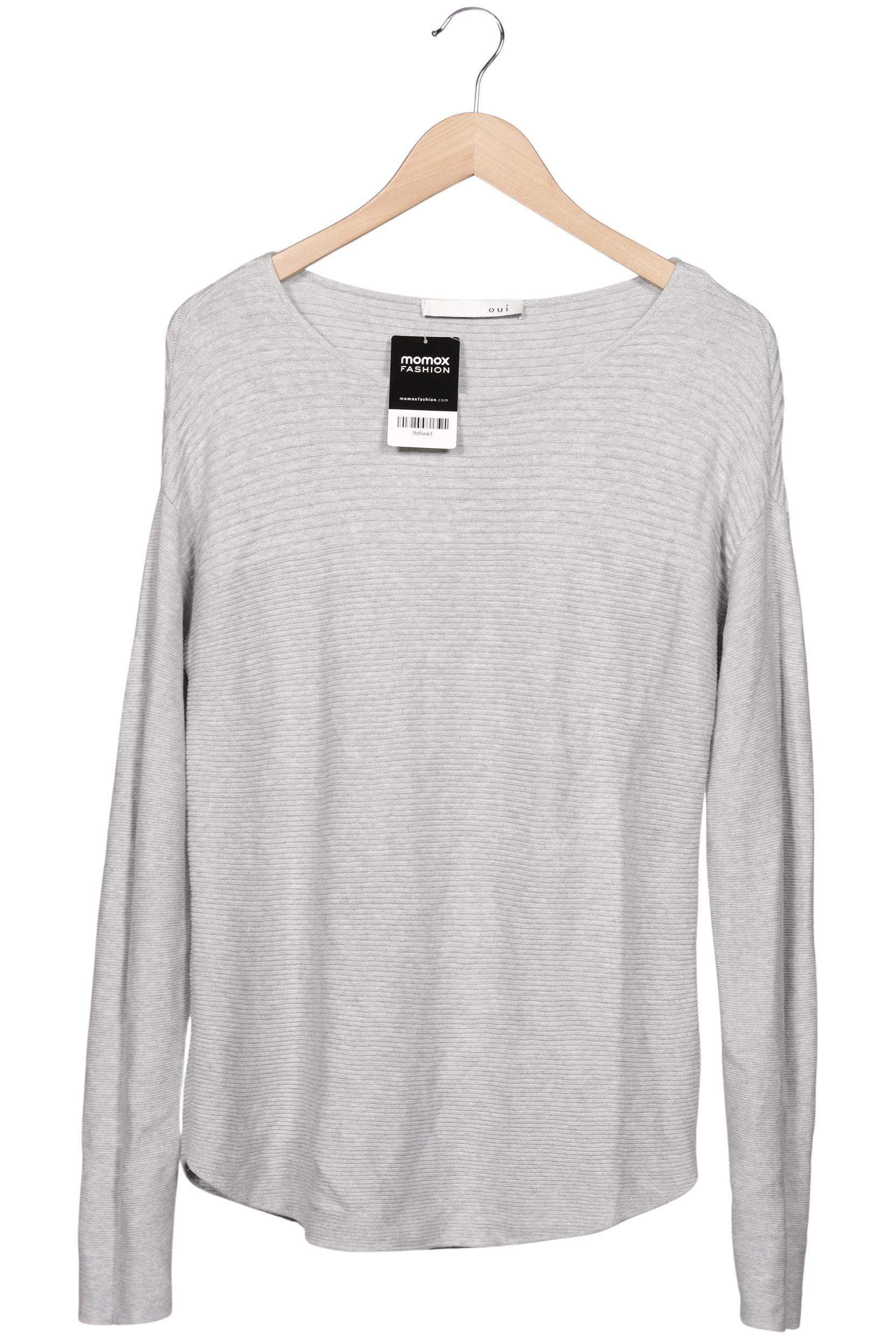 

Oui Damen Pullover, grau, Gr. 40