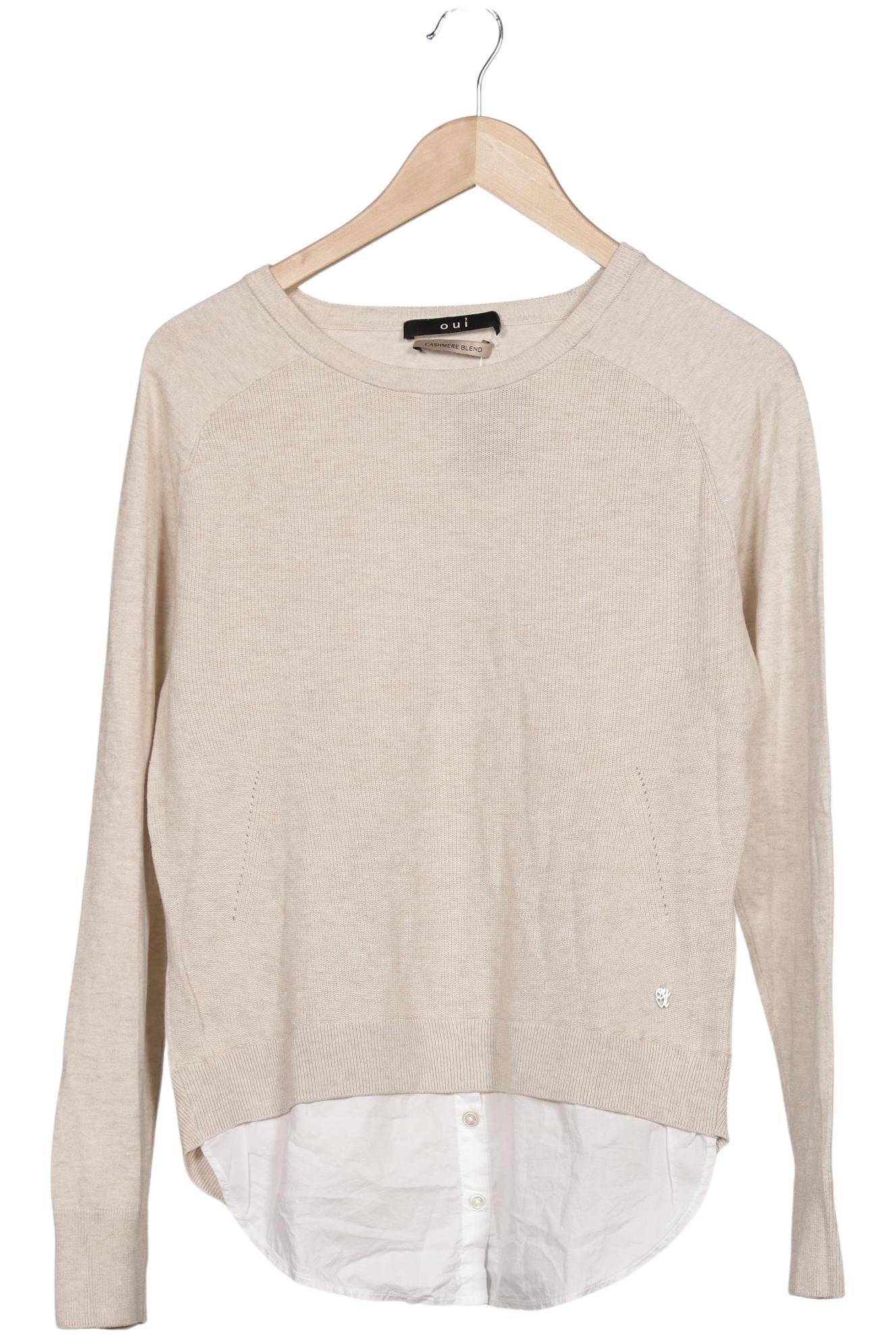 

Oui Damen Pullover, beige, Gr. 40