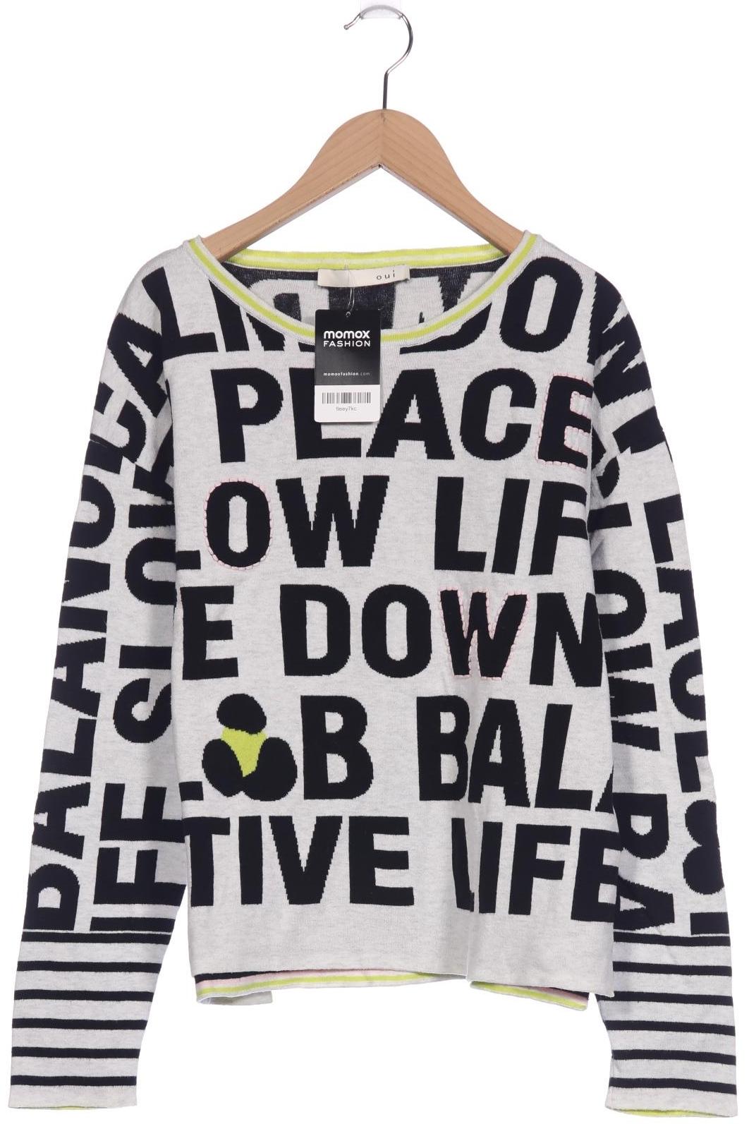 

Oui Damen Pullover, grau, Gr. 36